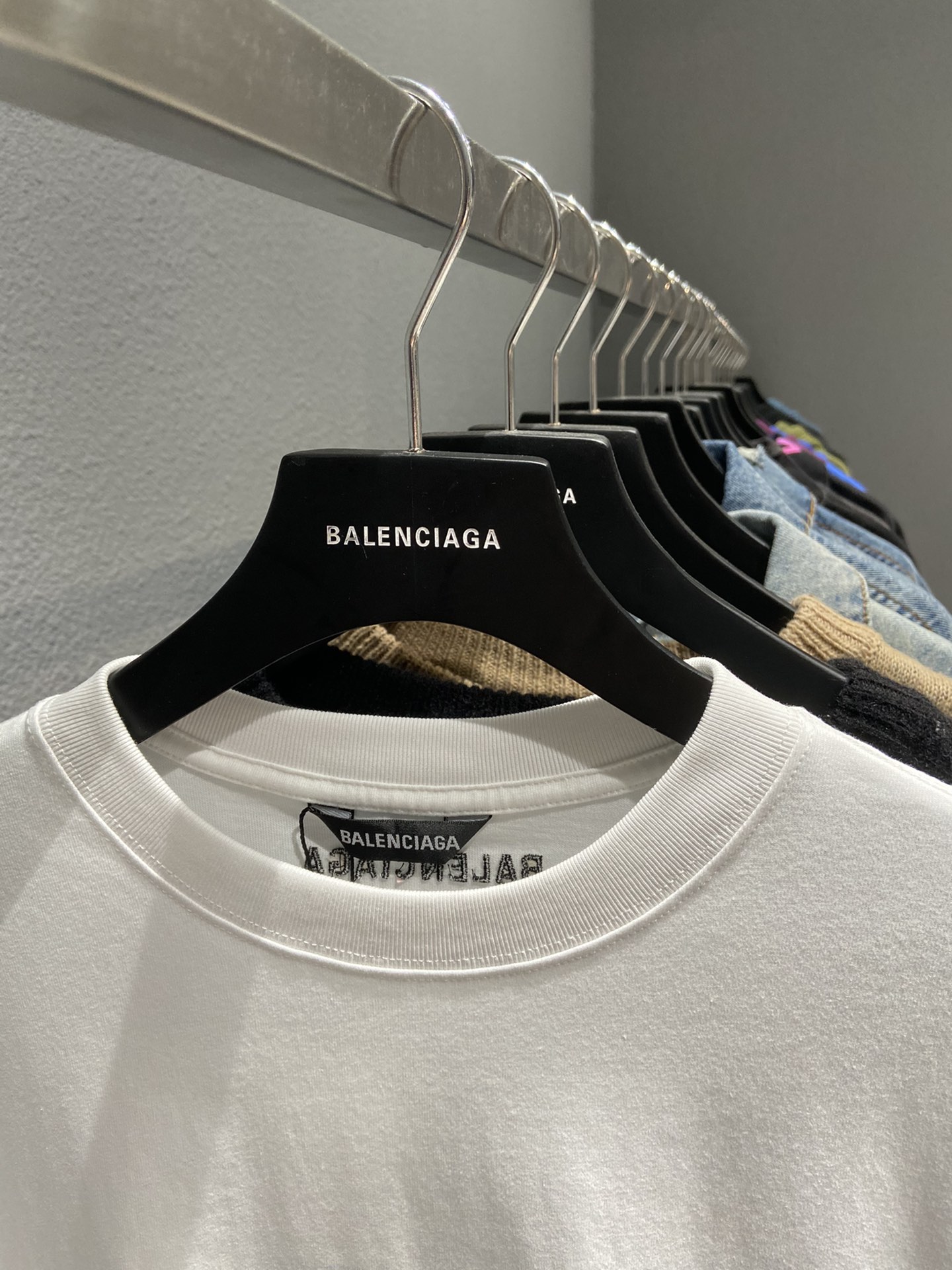 Balenciaga T-Shirt Printed in White