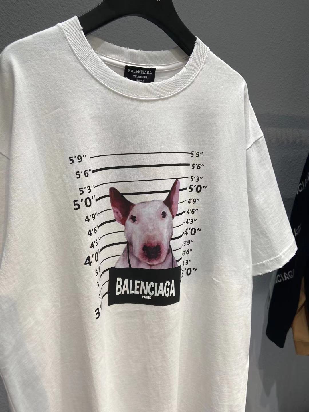 Balenciaga T-Shirt Printed in White