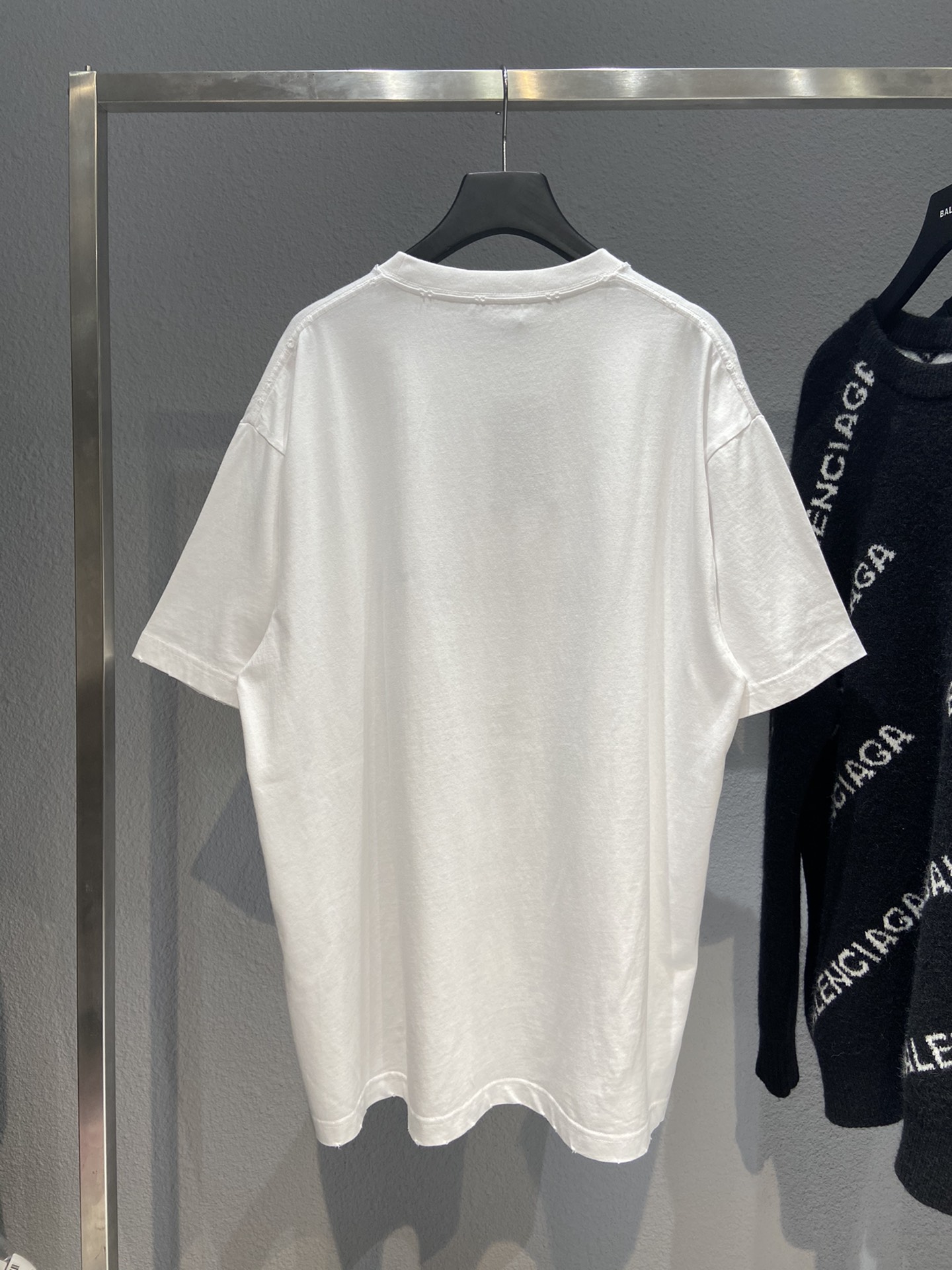 Balenciaga T-Shirt Printed in White