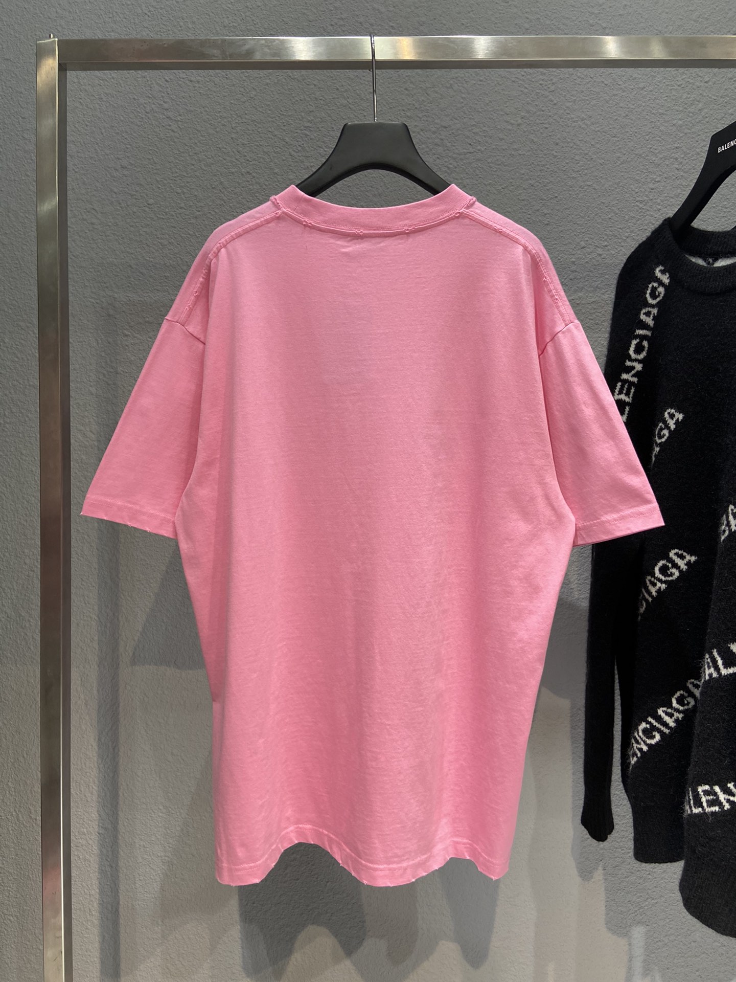 Balenciaga T-Shirt Printed in Pink