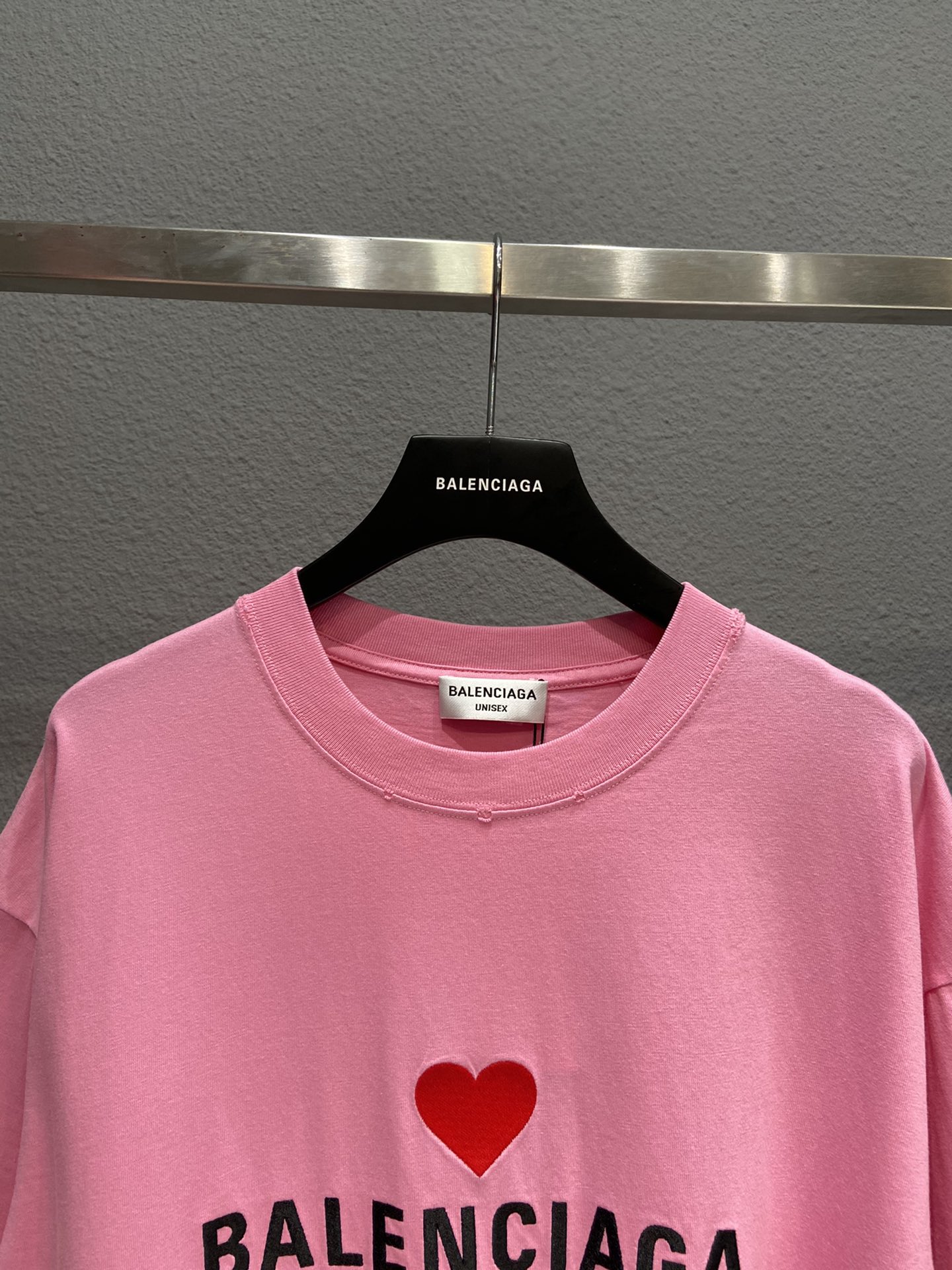 Balenciaga T-Shirt Printed in Pink