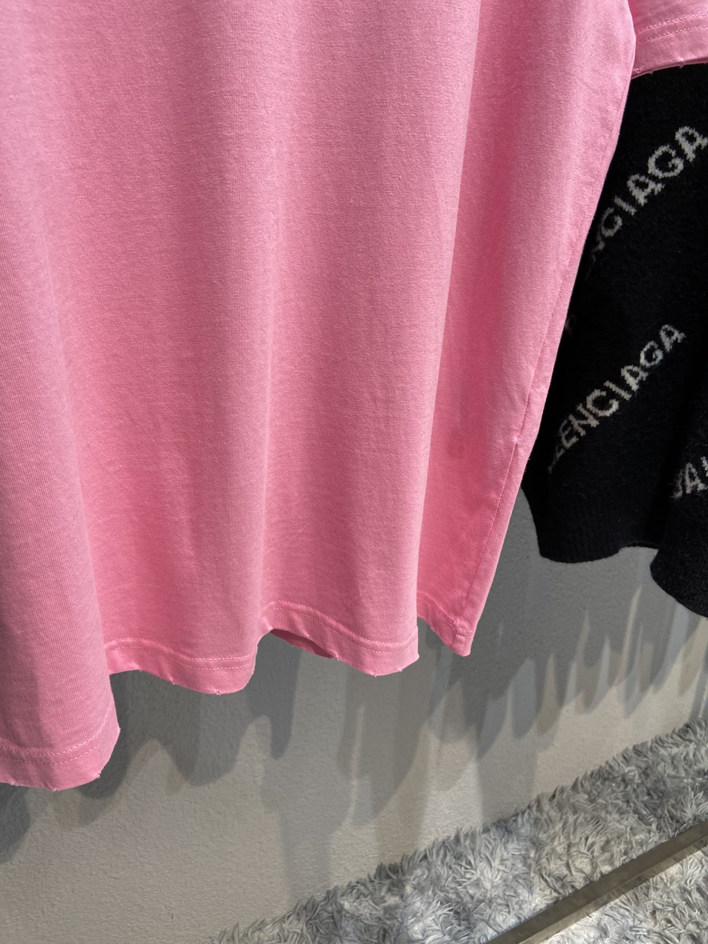 Balenciaga T-Shirt Printed in Pink