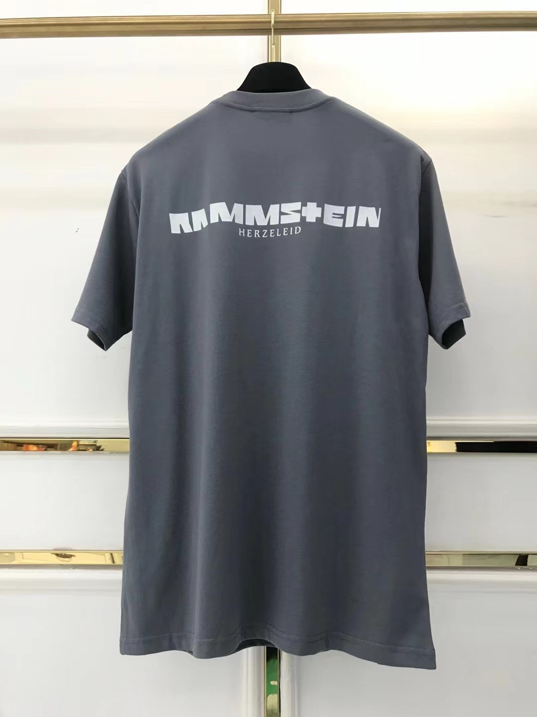 Balenciaga T-Shirt Printed in Gray