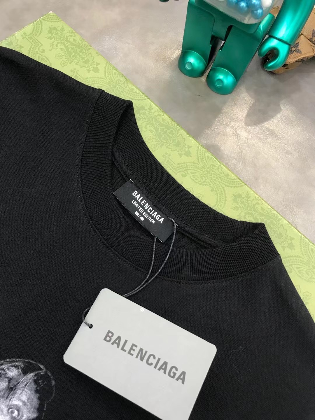 Balenciaga T-Shirt Printed in Black