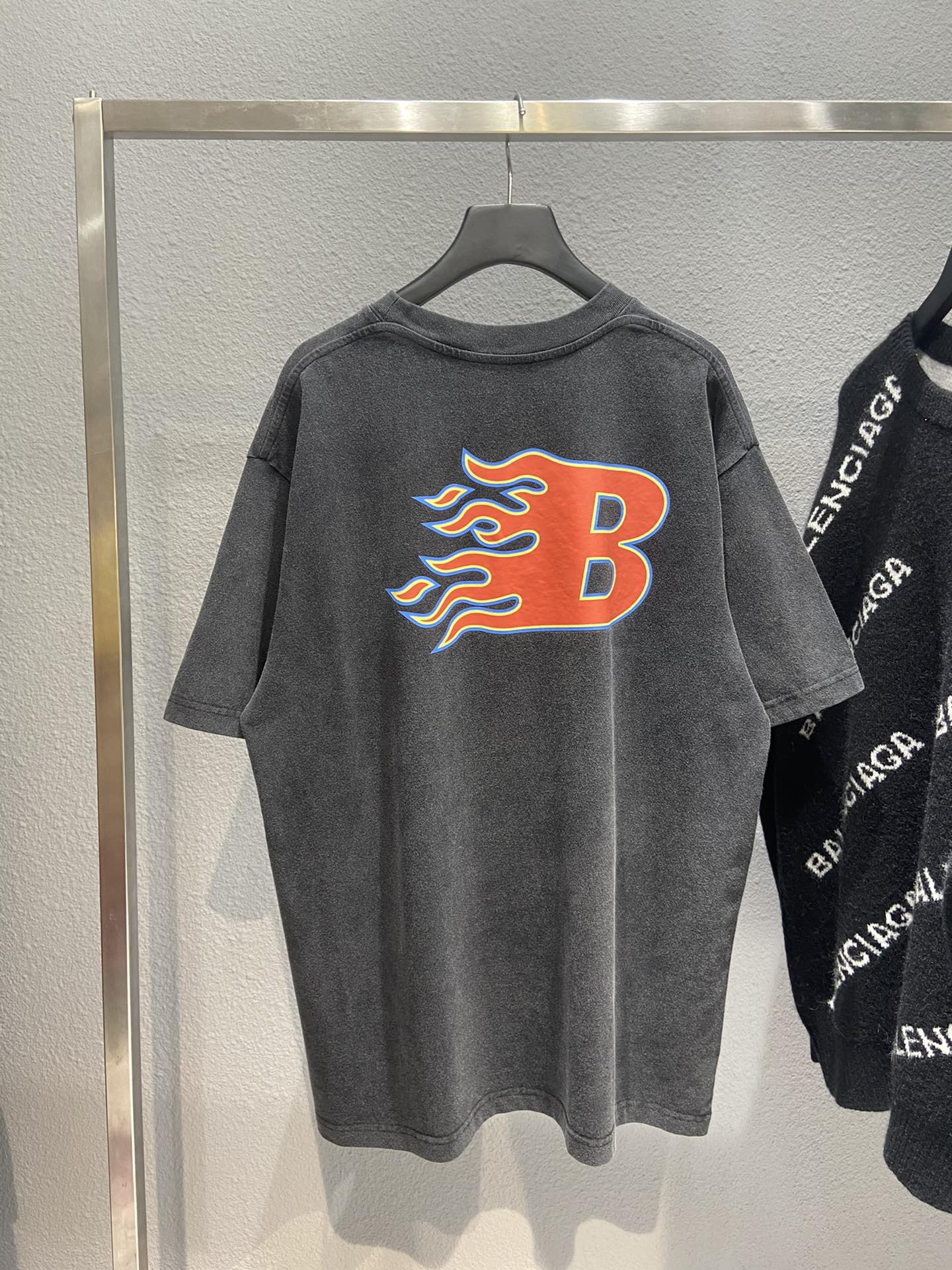 Balenciaga T-Shirt Printed in Black