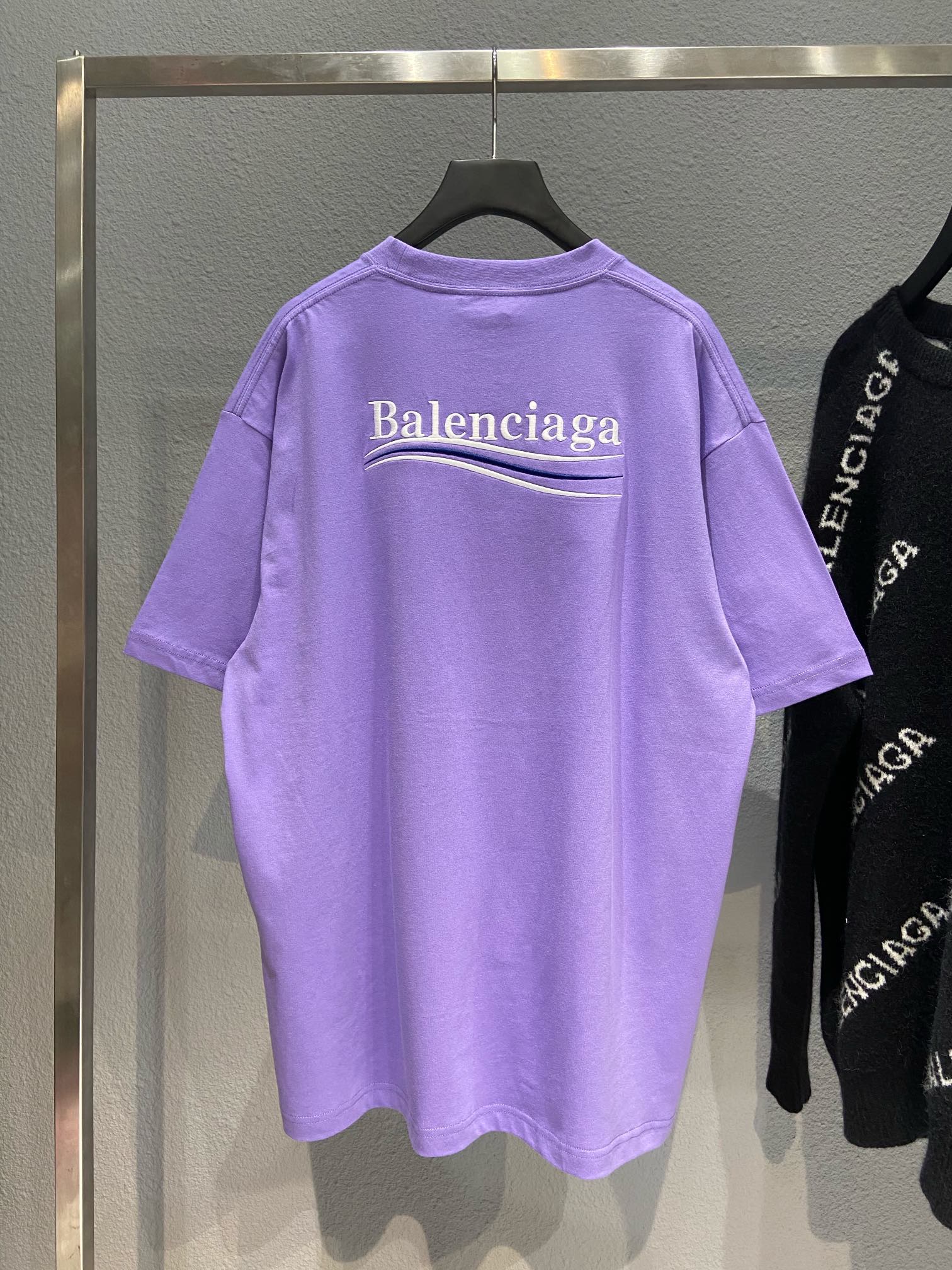 Balenciaga T-Shirt Political Campaign Large Fit 