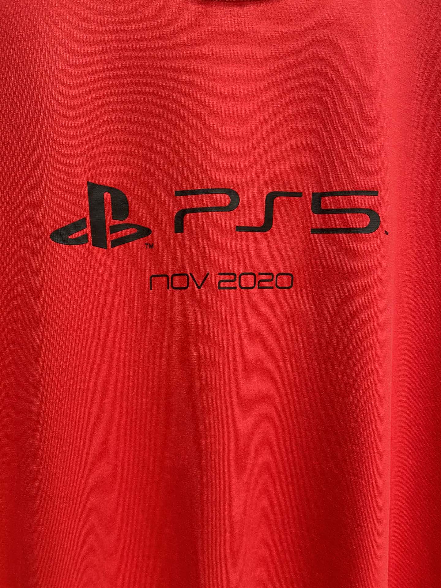 Balenciaga T-Shirt Playstation™ Boxy in Red