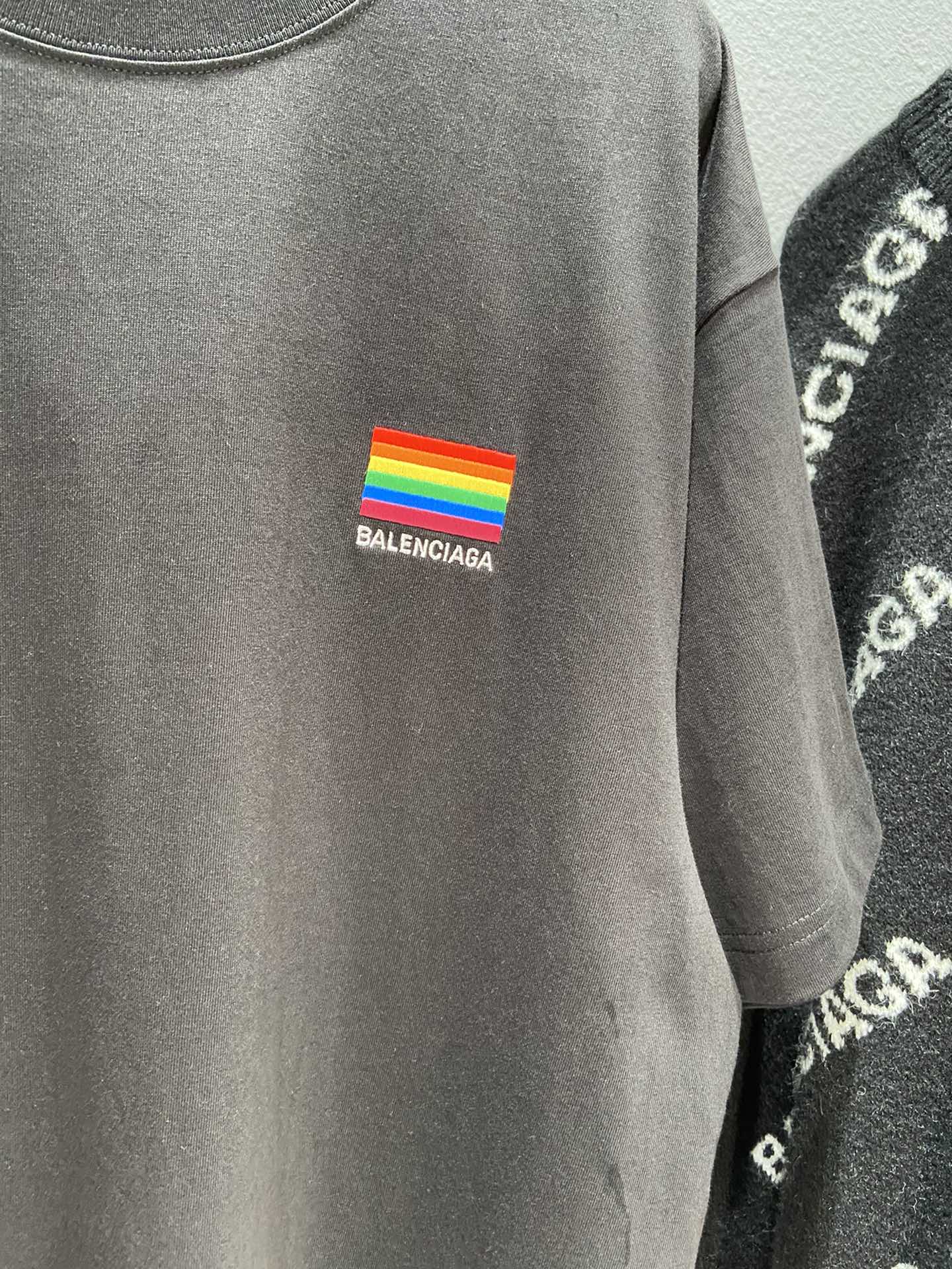 Balenciaga T-Shirt LGBTQ Boxy in White