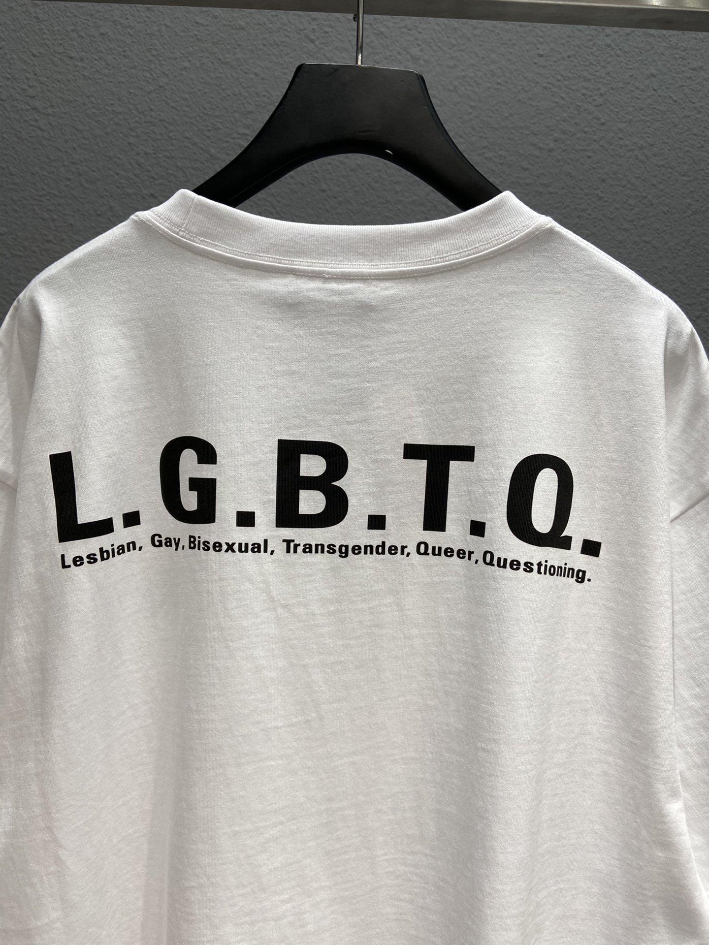 Balenciaga T-Shirt LGBTQ Boxy in White