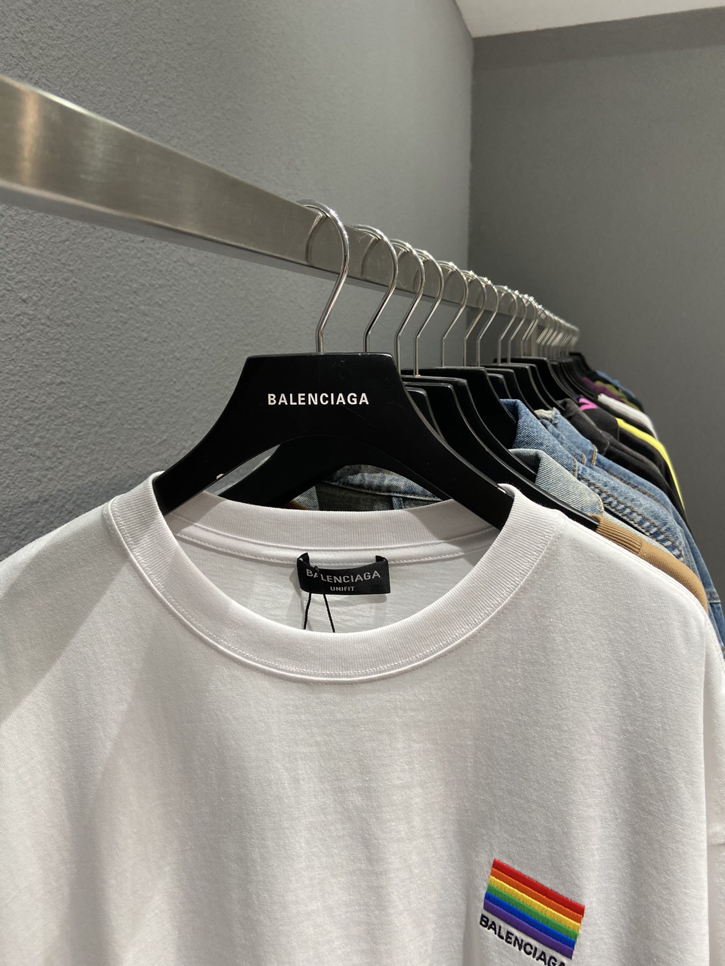 Balenciaga T-Shirt LGBTQ Boxy in White