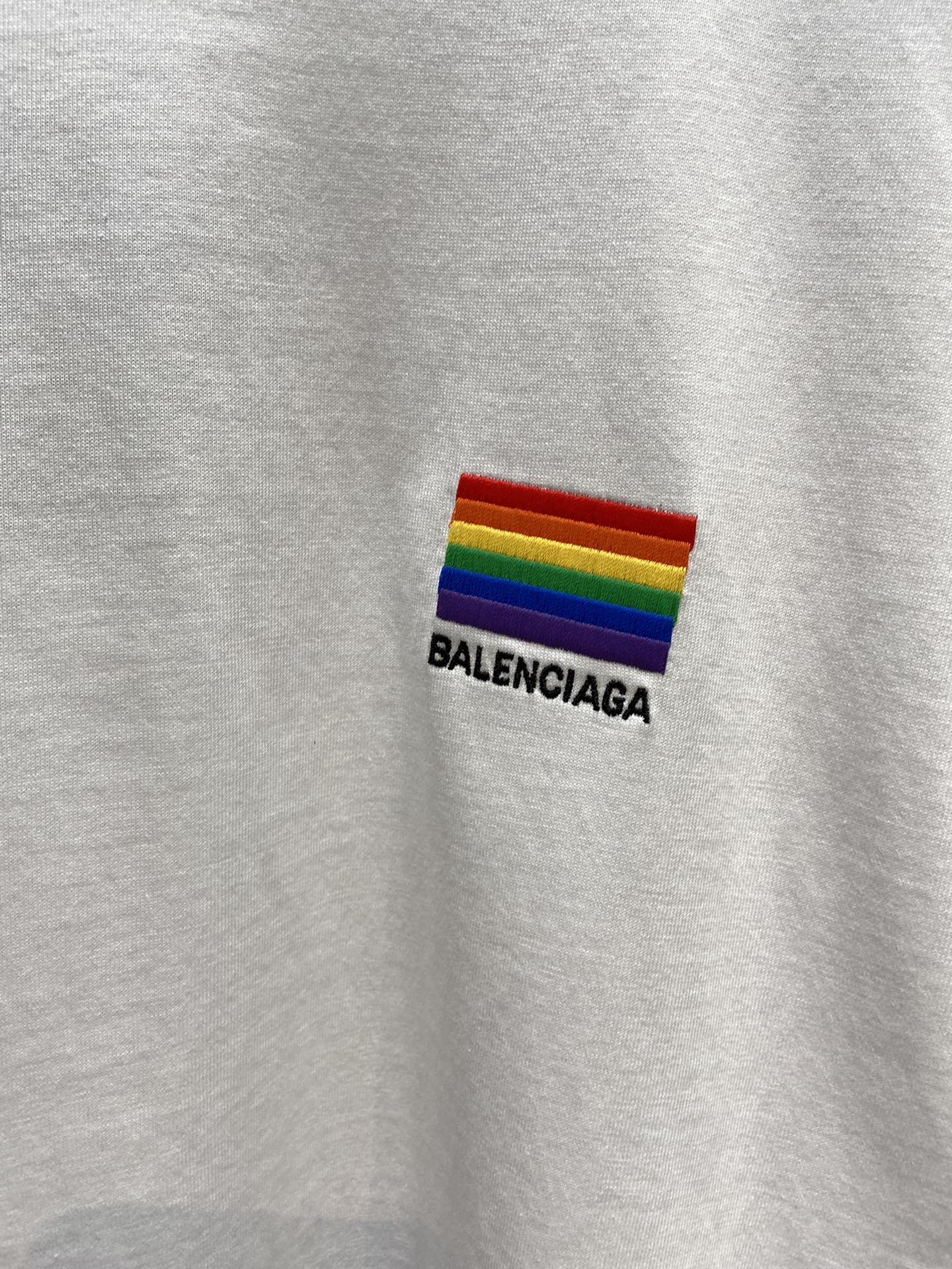 Balenciaga T-Shirt LGBTQ Boxy in White