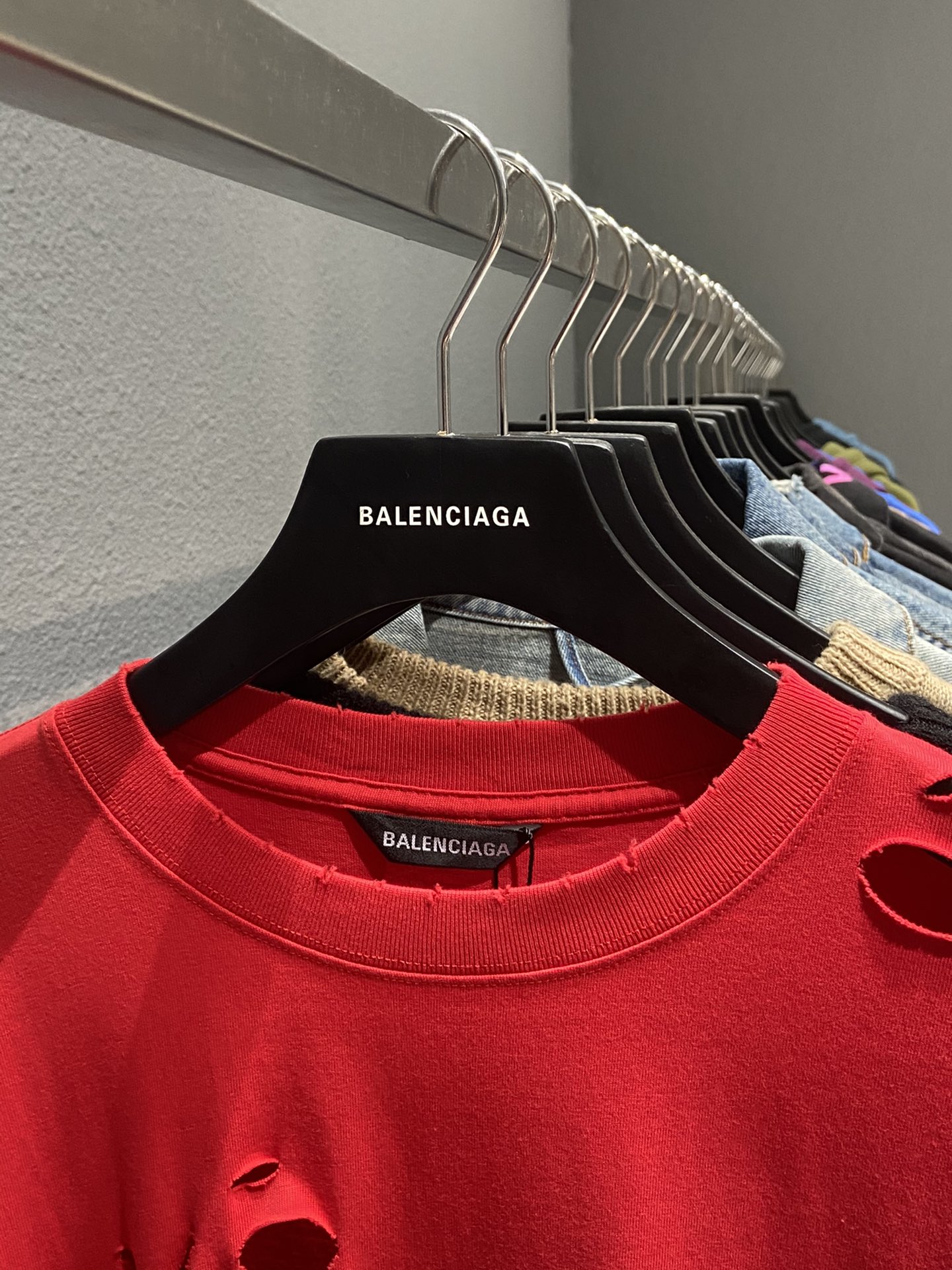 Balenciaga T-Shirt Destroyed Flatground