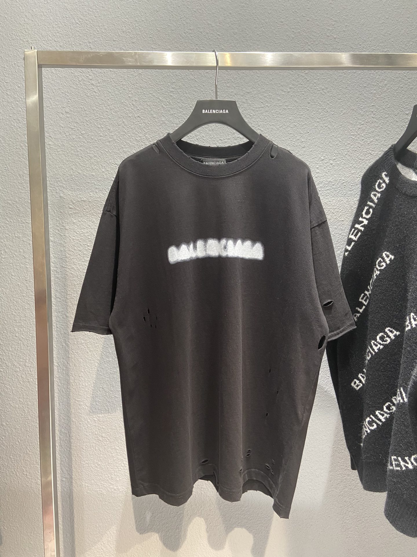 Balenciaga T-Shirt Blurry Small Fit