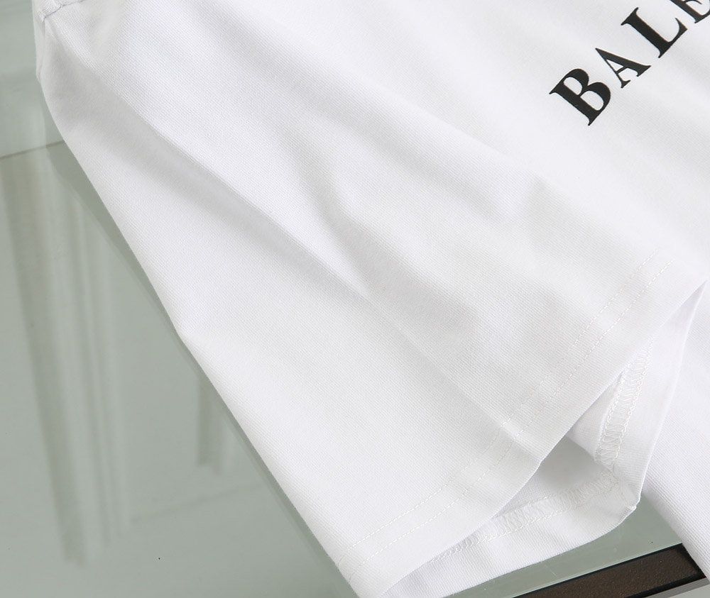 Balenciaga T-Shirt BB Chest in White