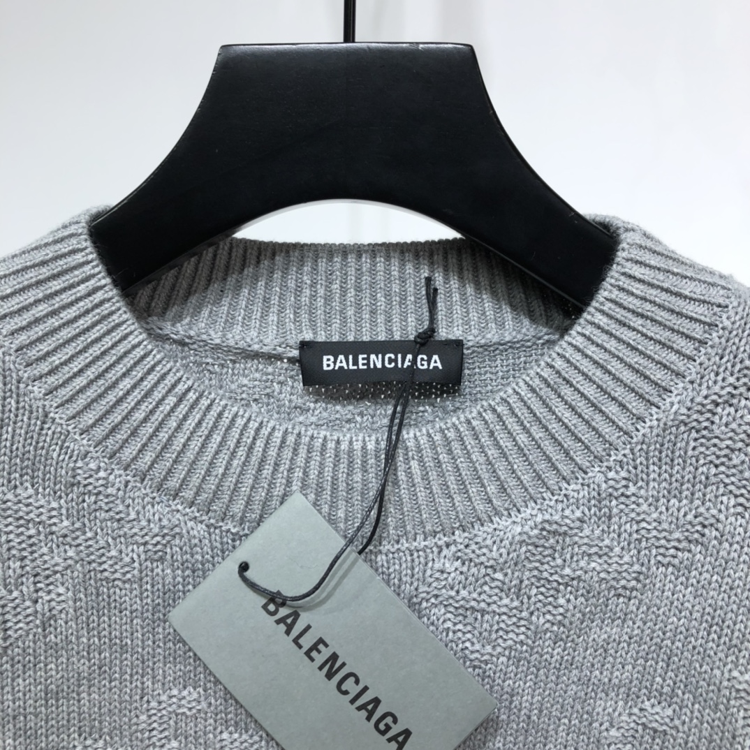 Balenciaga Sweatshirt Cotton in Gray