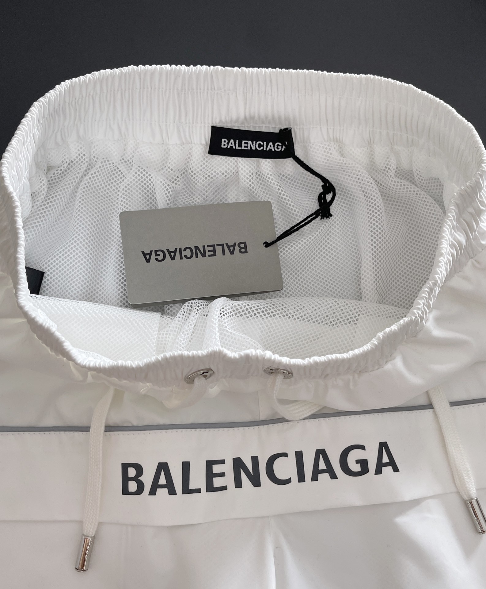 Balenciaga Shorts Sporty B Tracksuit in White