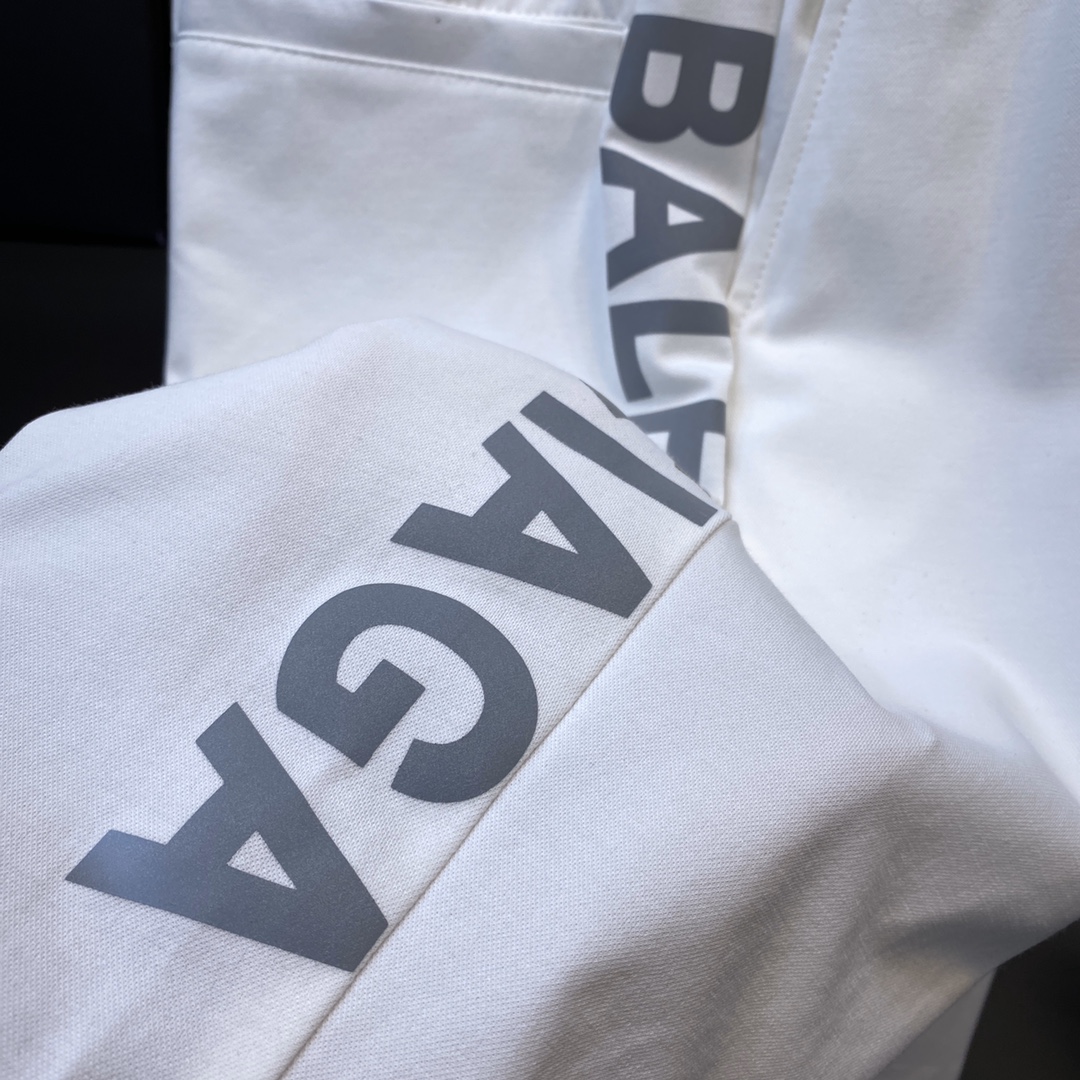 Balenciaga Shorts Sporty B Tracksuit in White