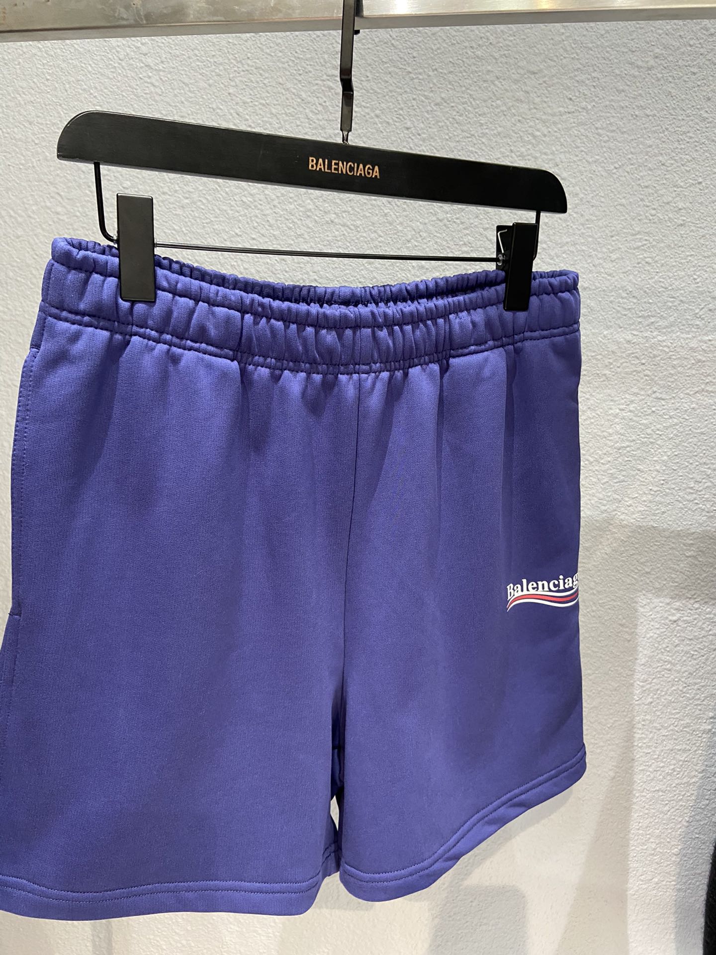 Balenciaga Shorts Cotton in Blue