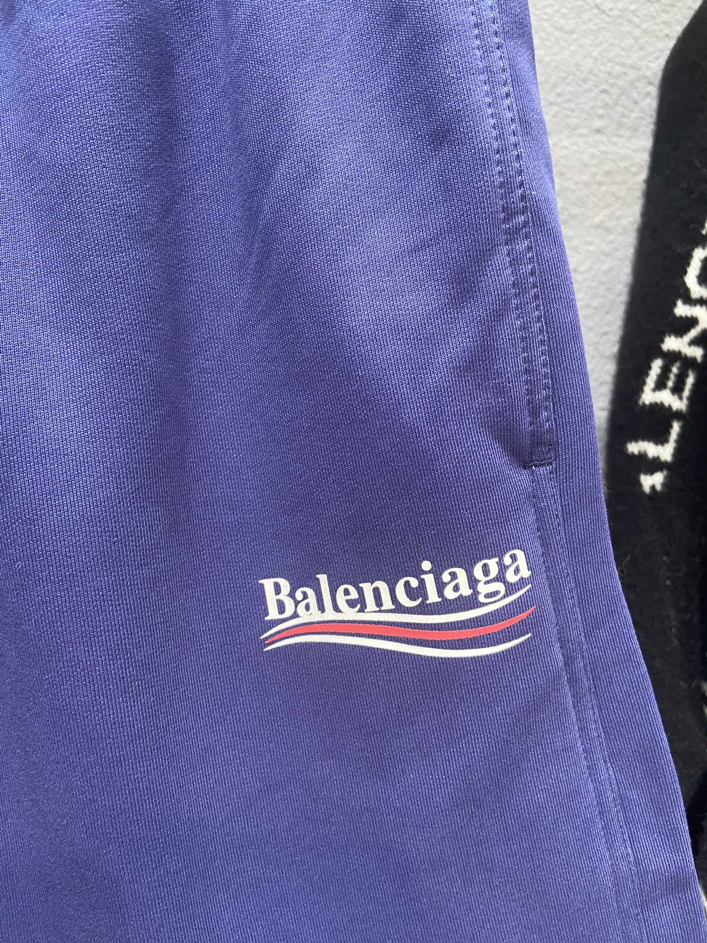 Balenciaga Shorts Cotton in Blue