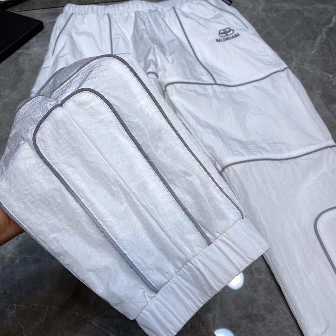 Balenciaga Pants Sporty B Tracksuit in White