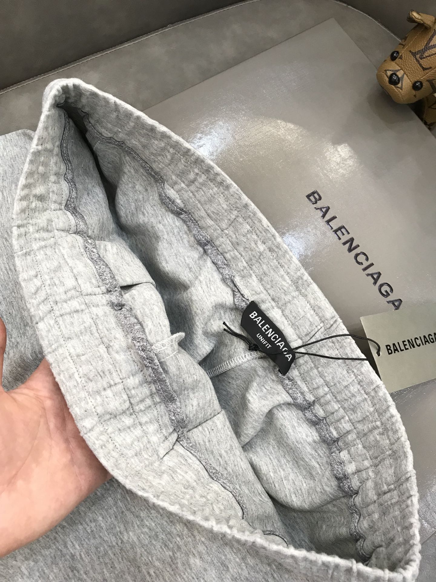 Balenciaga Pants Cotton in Gray