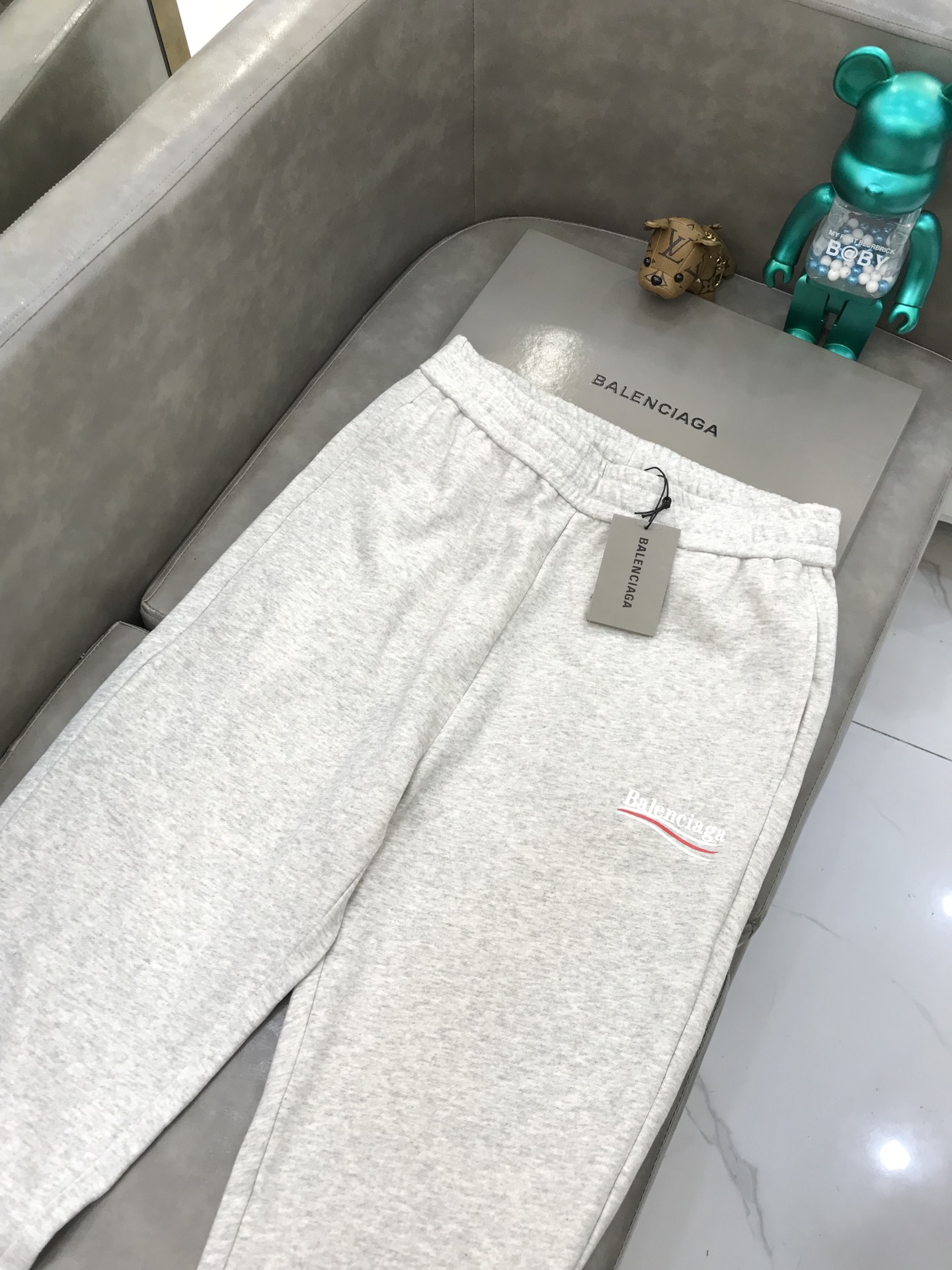 Balenciaga Pants Cotton in Gray