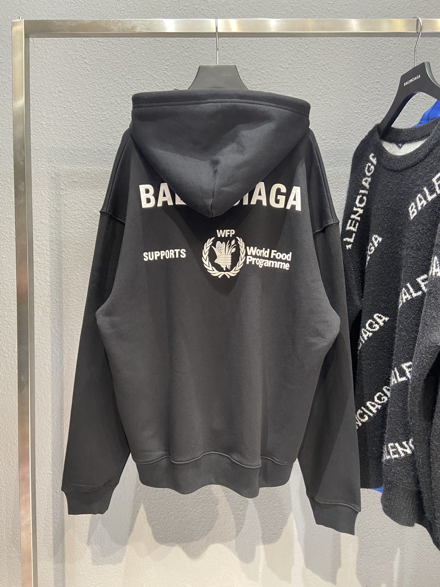 Balenciaga Hoodie Wfp Medium Fit Hoodie in Beige 