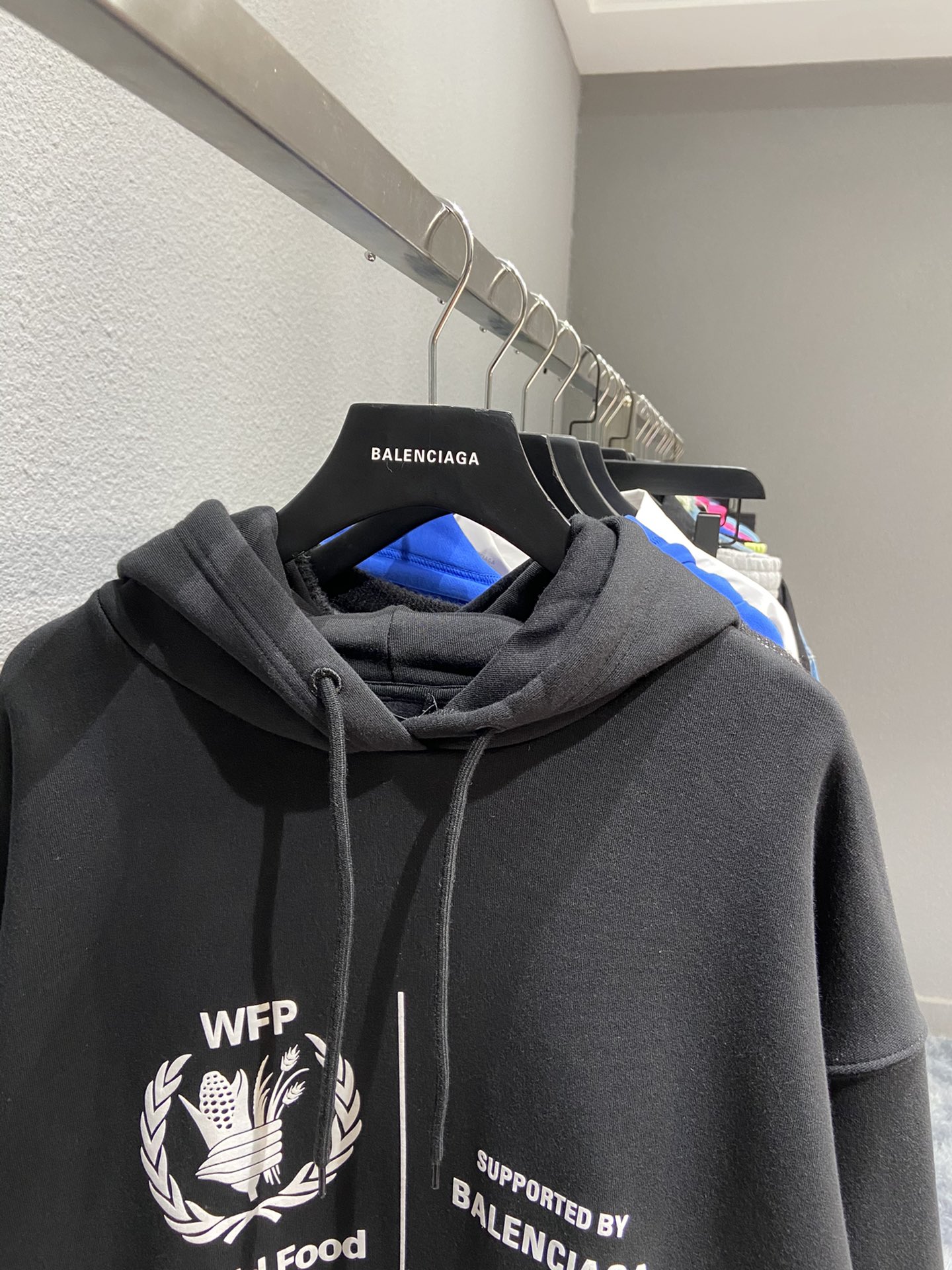 Balenciaga Hoodie Wfp Medium Fit Hoodie in Beige 