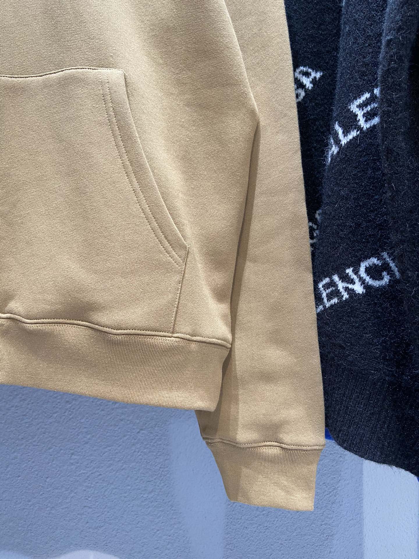 Balenciaga Hoodie WFP Medium Fit Hoodie in Beige 