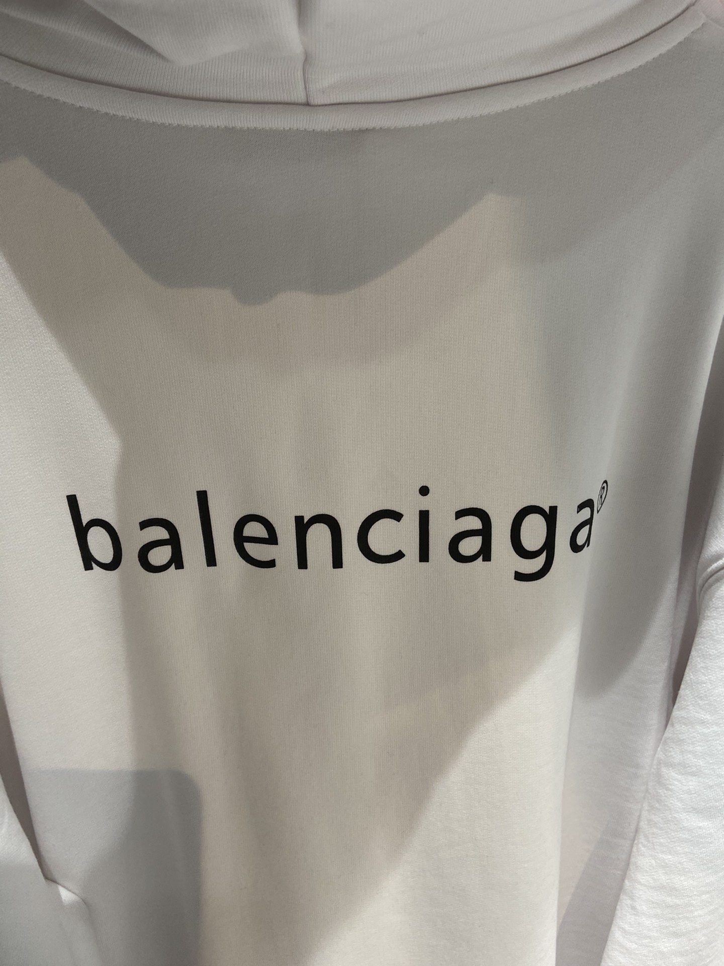 Balenciaga Hoodie Resorts Zip-up in White