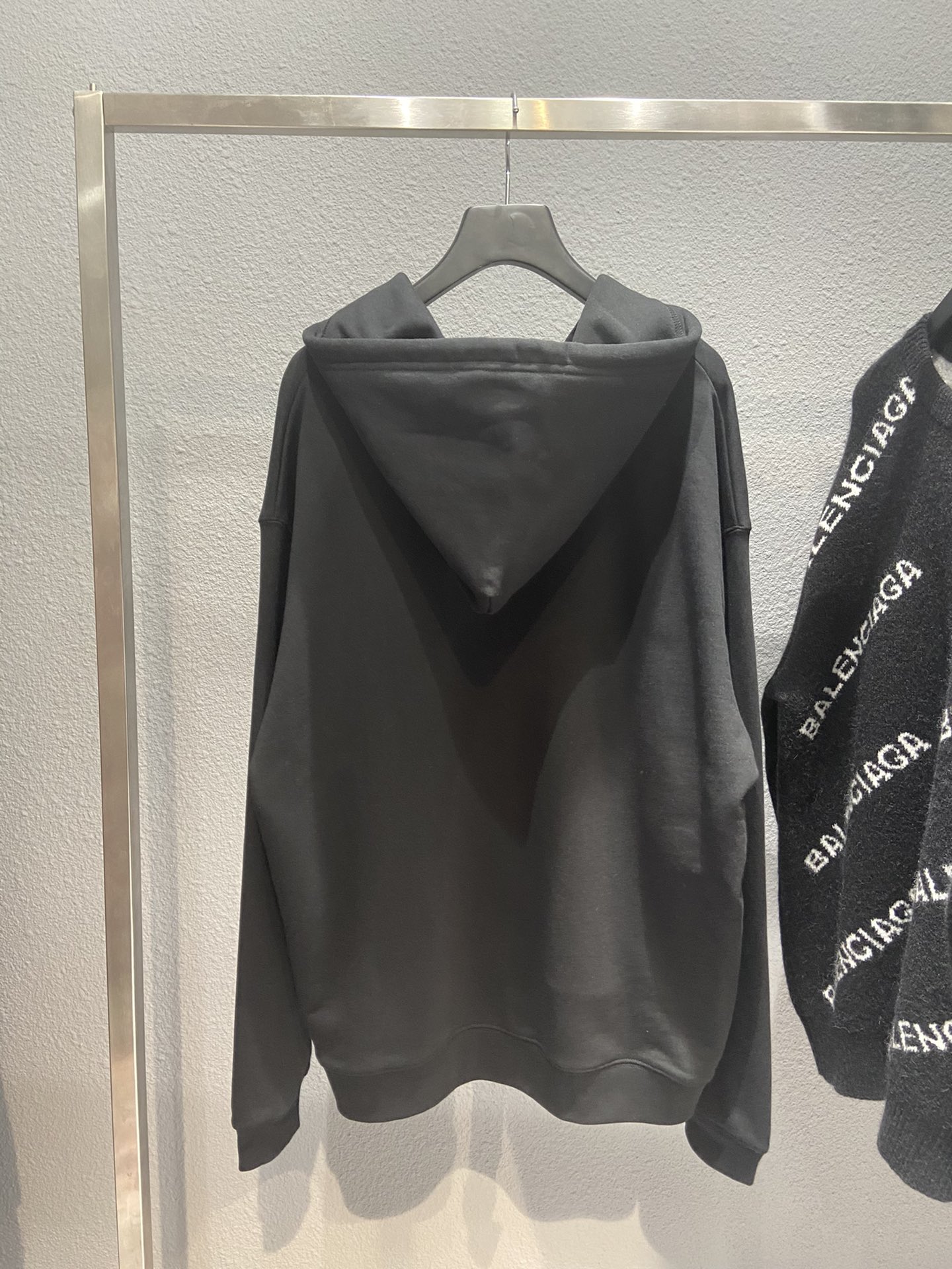 Balenciaga Hoodie Resorts Zip-up in Black