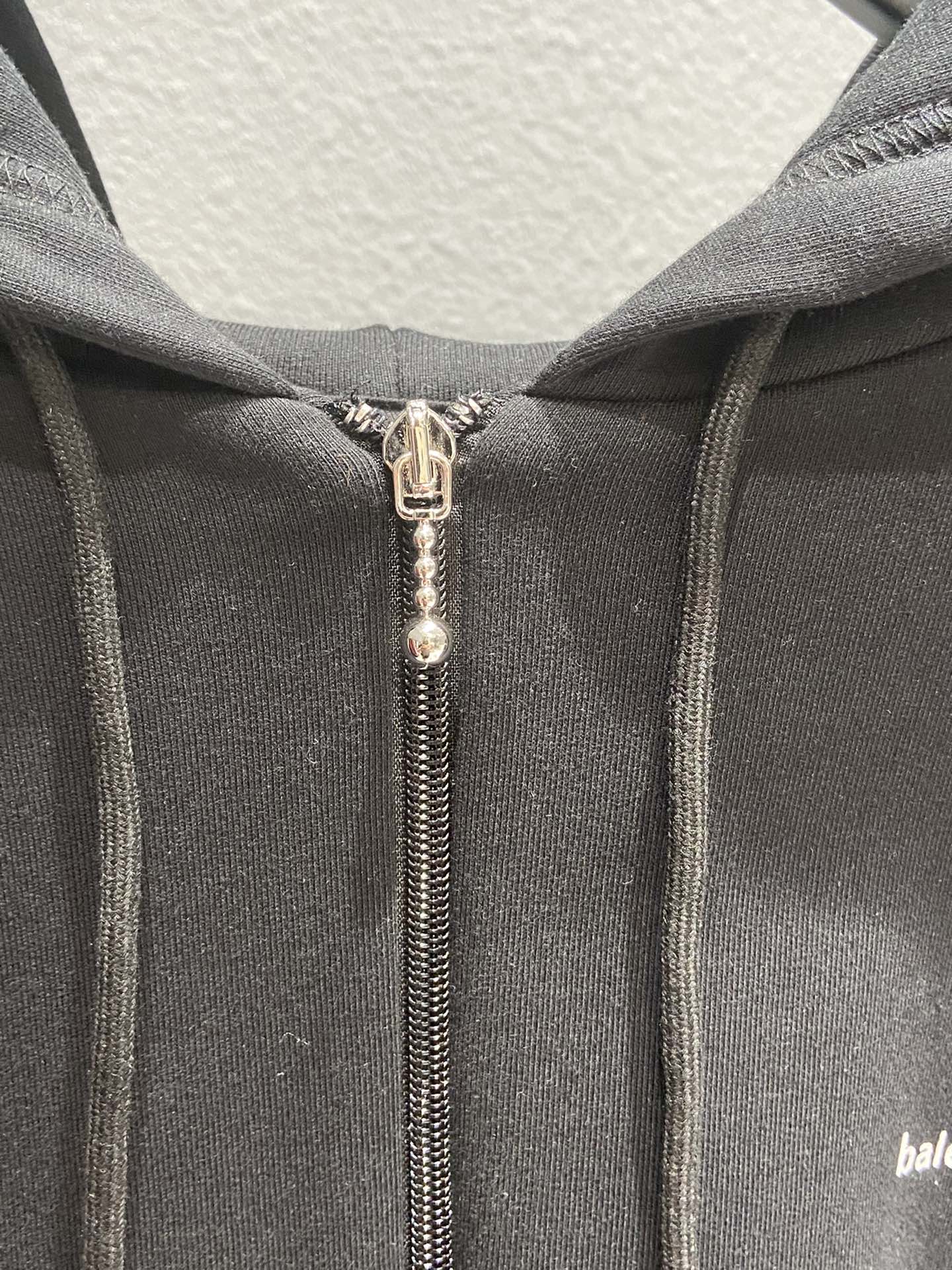 Balenciaga Hoodie Resorts Zip-up in Black