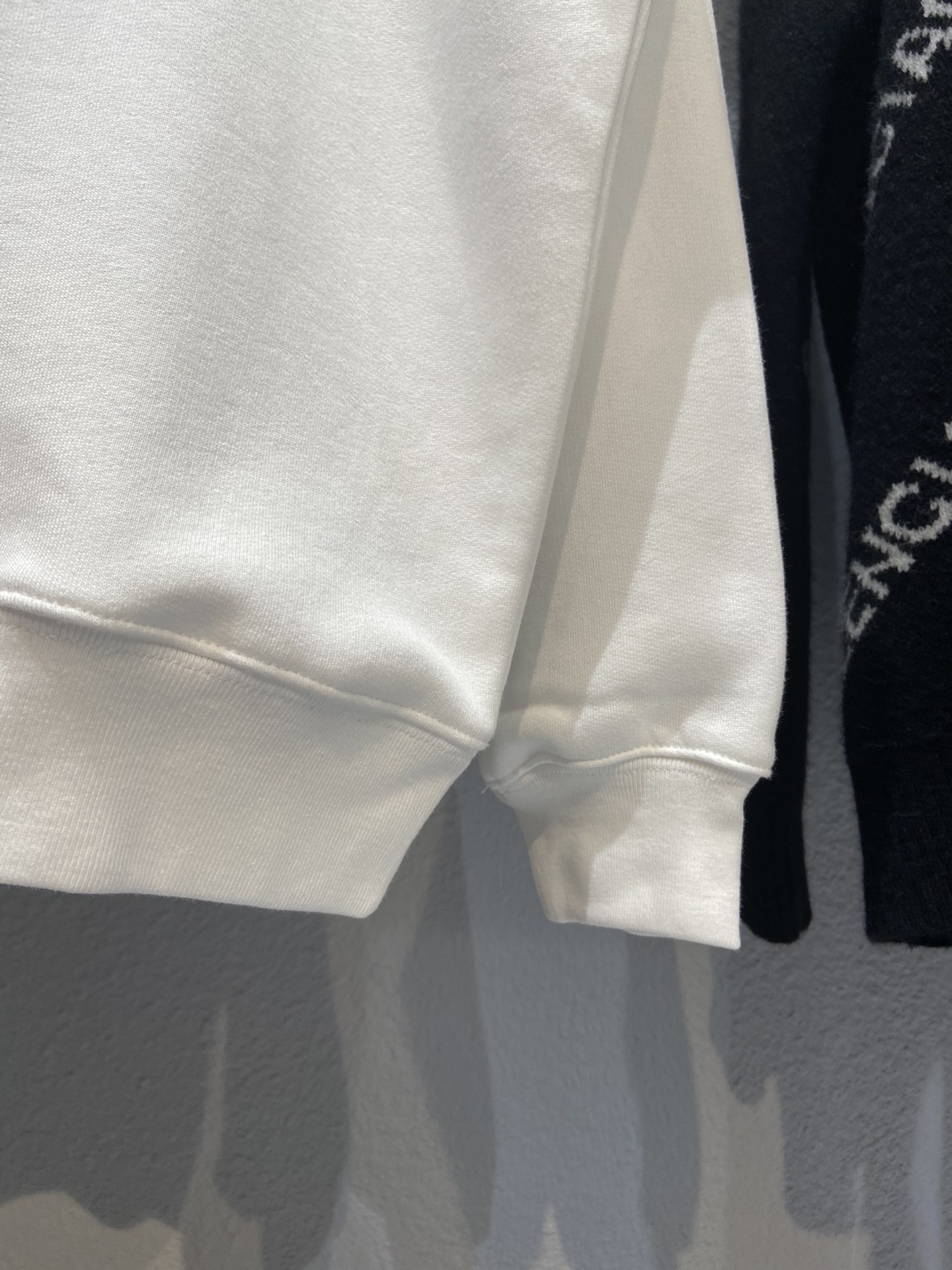 Balenciaga Hoodie Printed in White