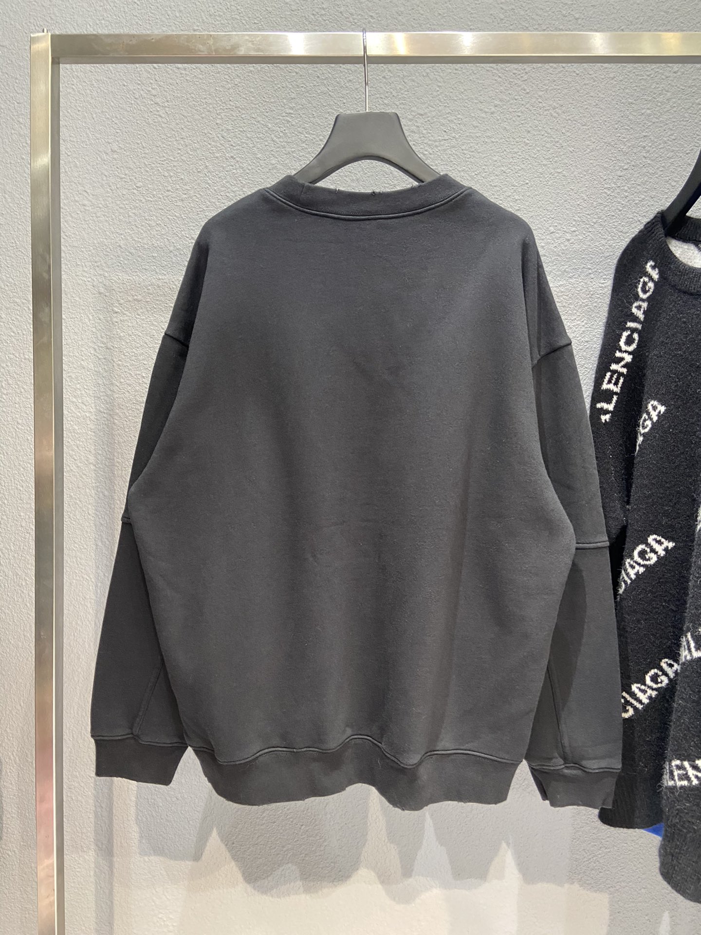 Balenciaga Hoodie Printed in Black