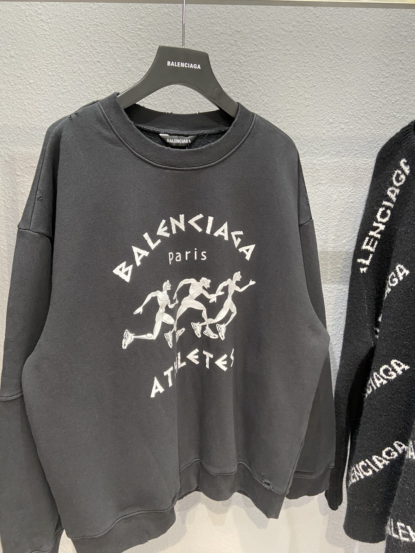 Balenciaga Hoodie Printed in Black