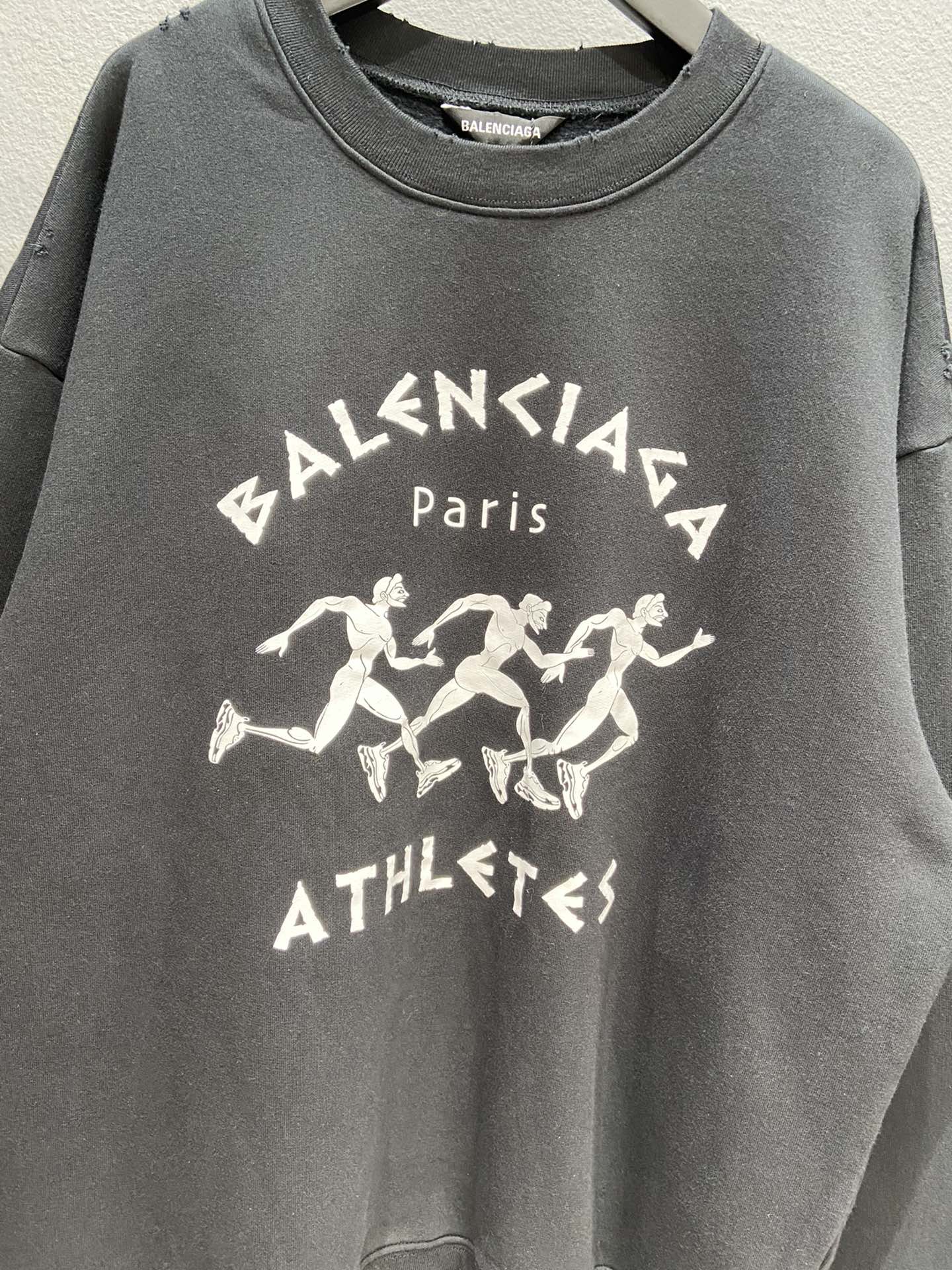 Balenciaga Hoodie Printed in Black