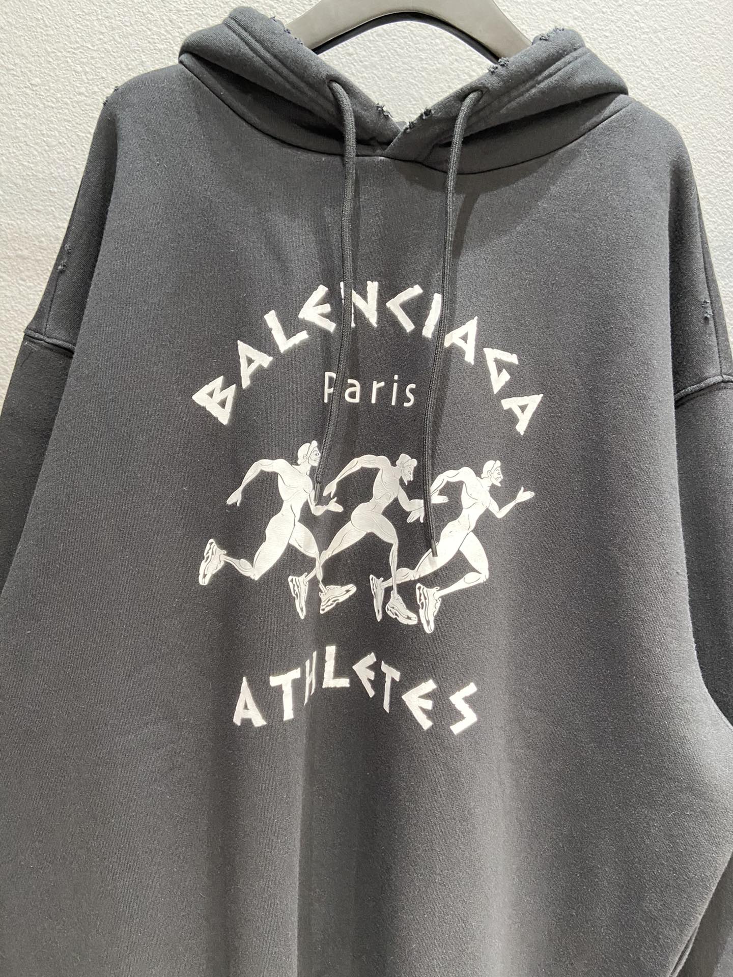 Balenciaga Hoodie Printed in Black