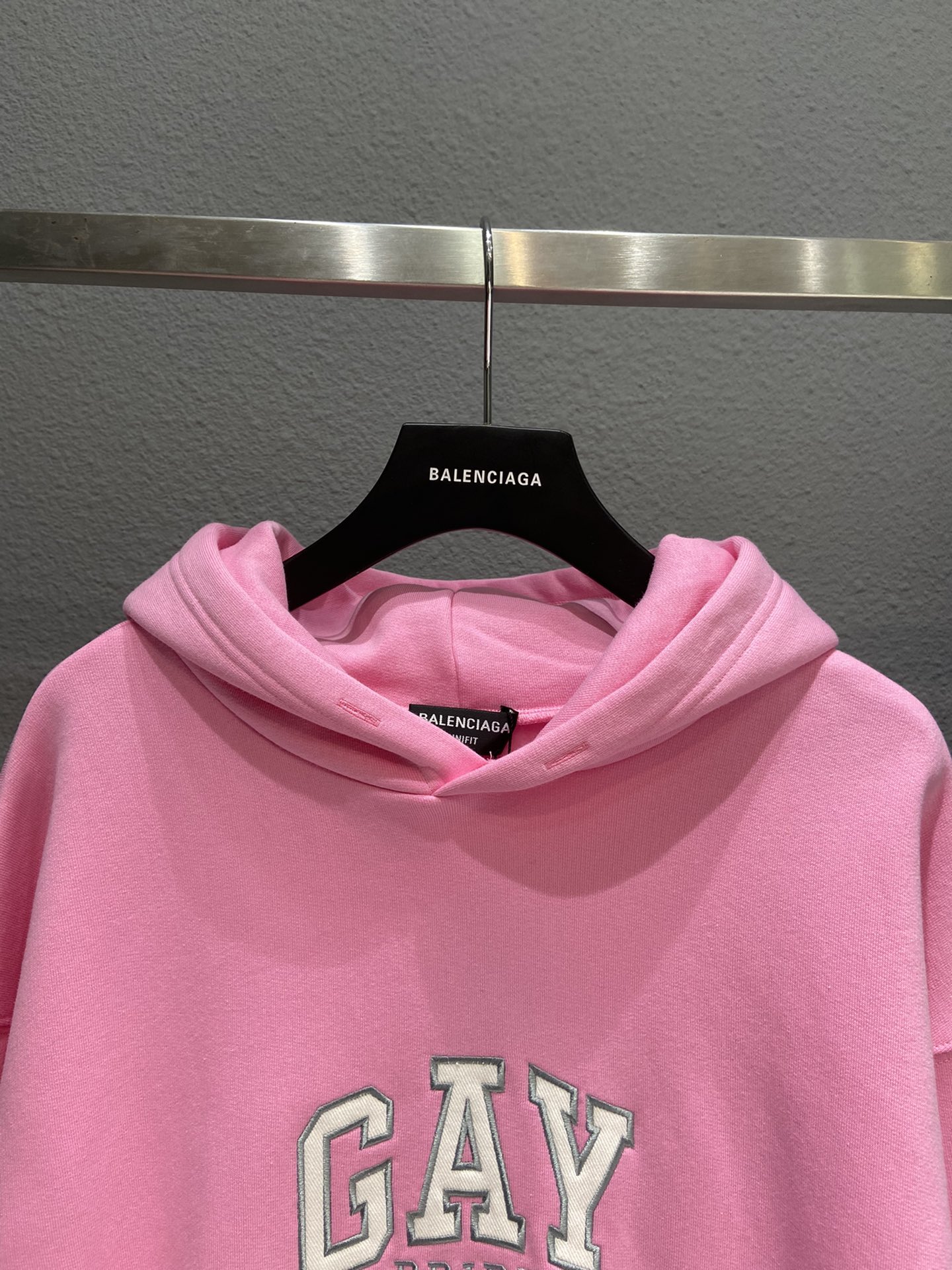 Balenciaga Hoodie Pride Boxy in Pink