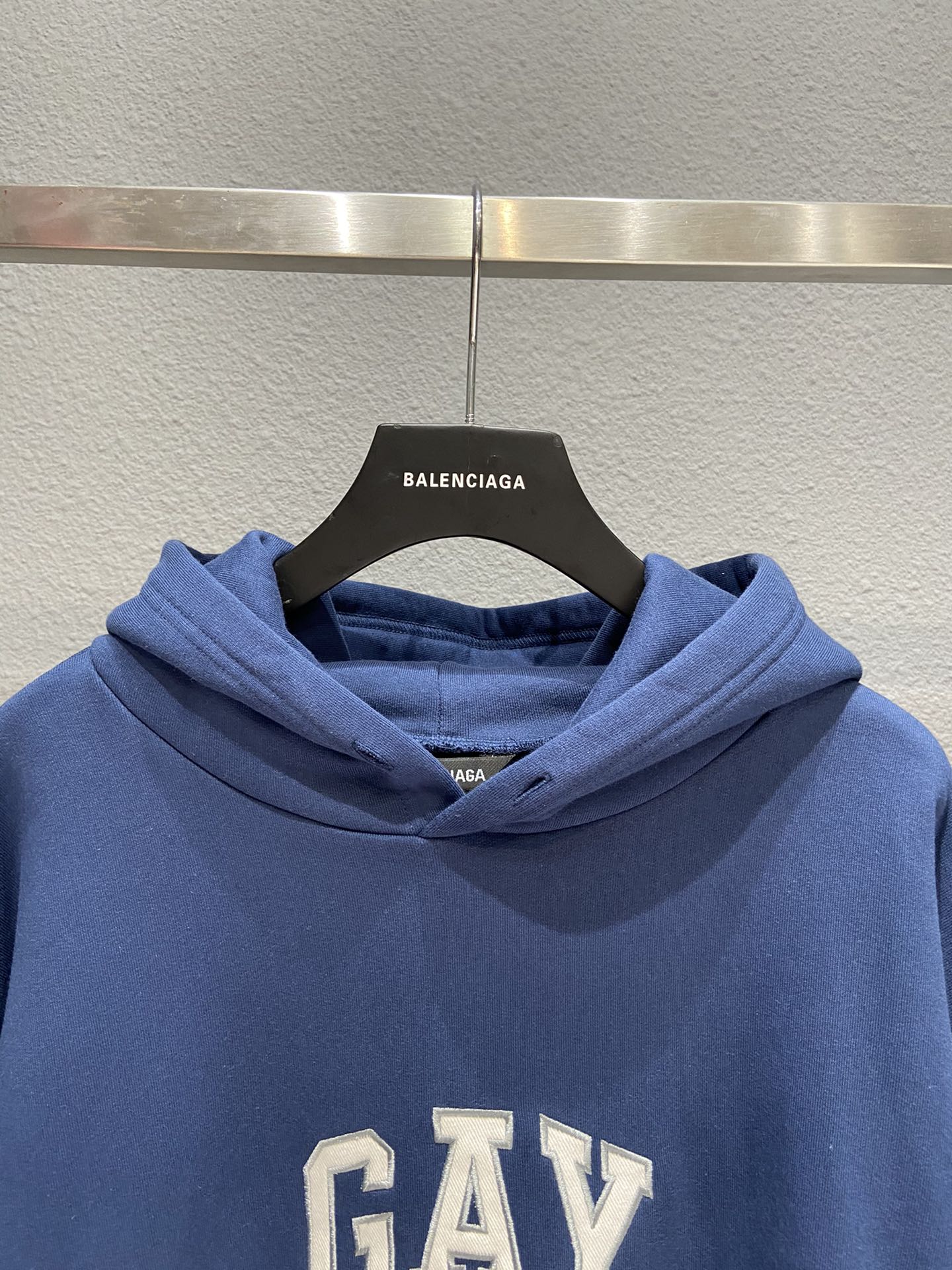 Balenciaga Hoodie Pride Boxy in Blue