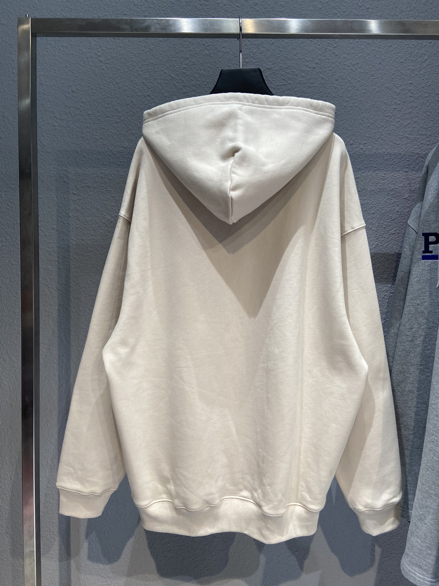 Balenciaga Hoodie Paris in Cream