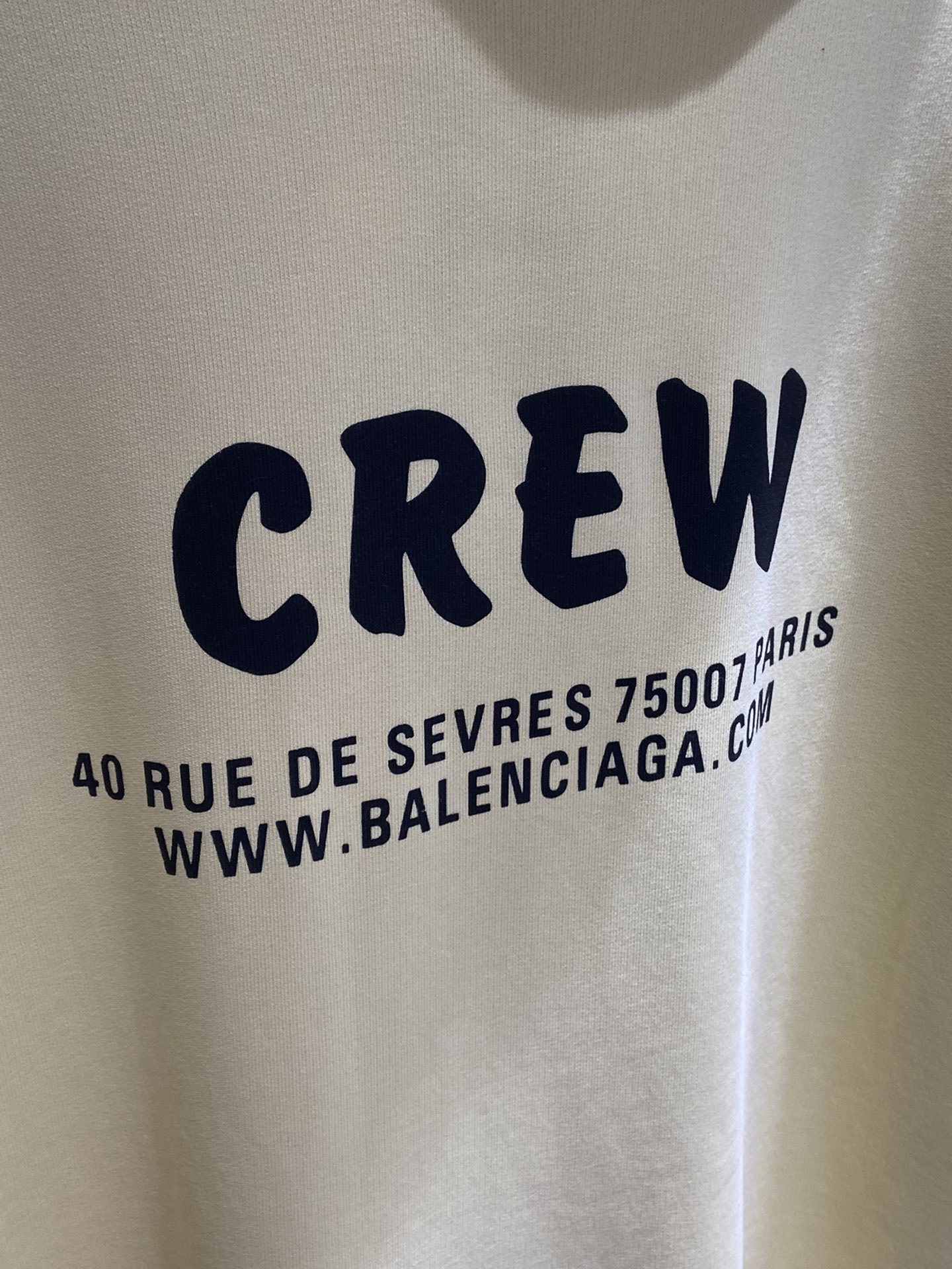 Balenciaga Hoodie Logo Medium Fit in Yellow