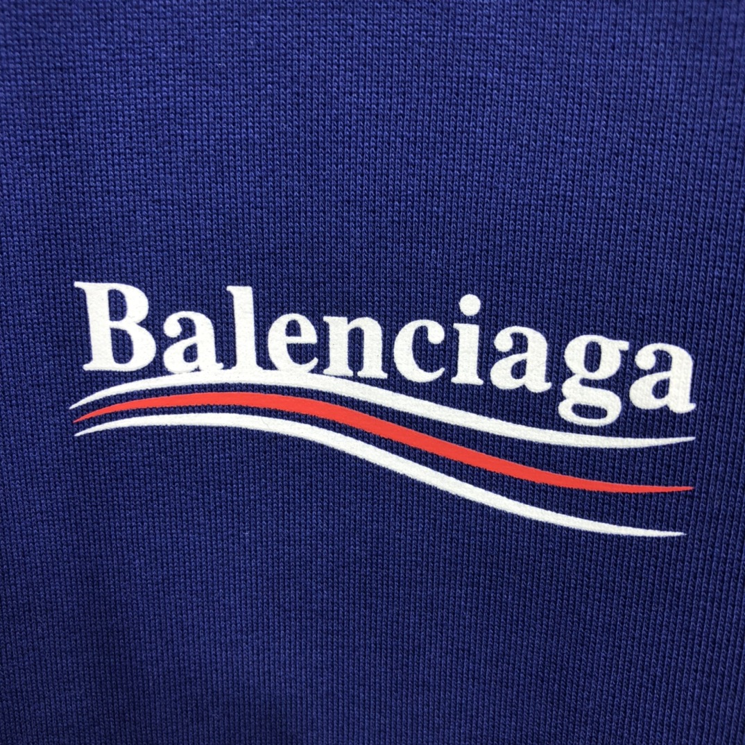 Balenciaga Hoodie Logo Medium Fit in White