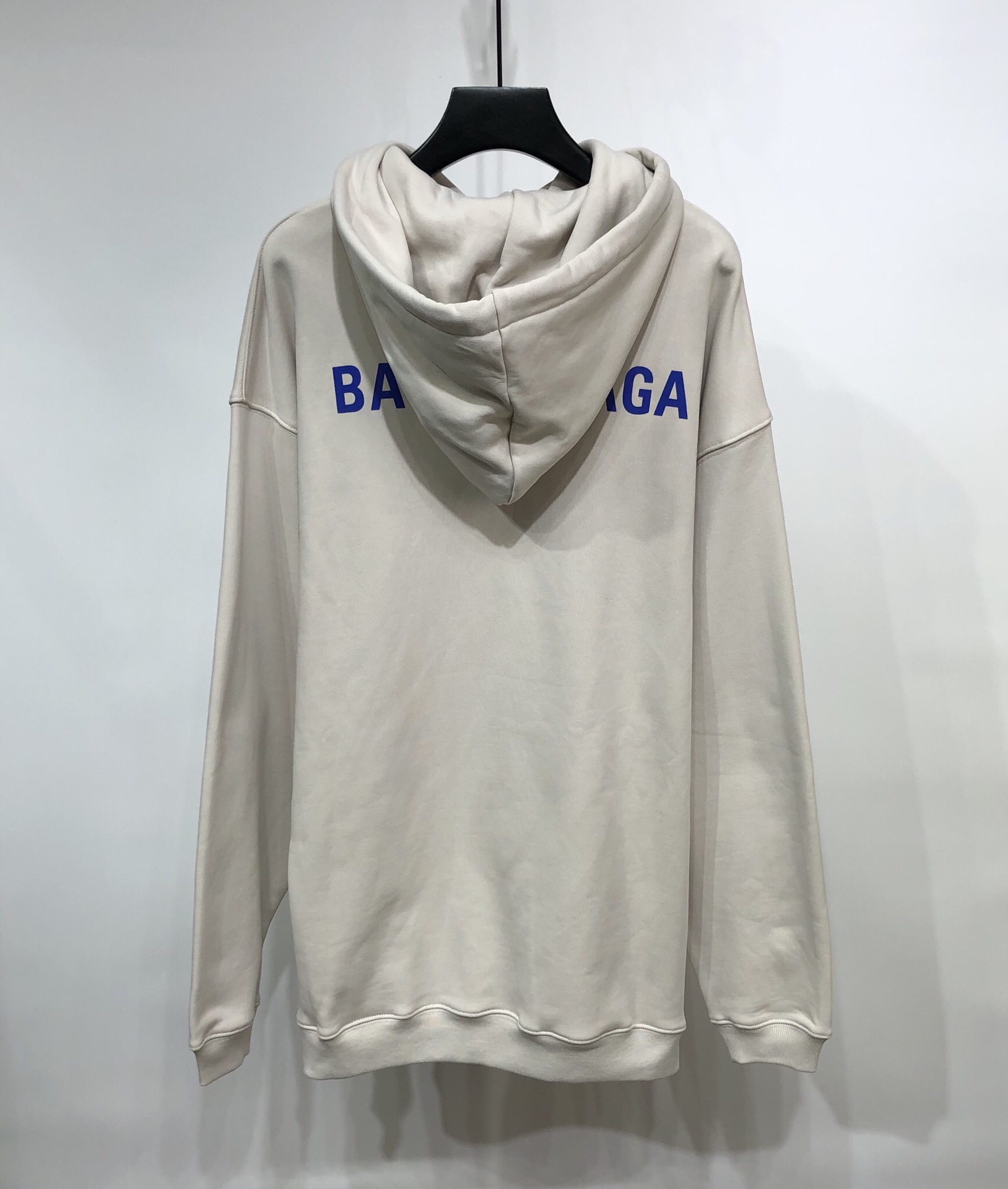 Balenciaga Hoodie Logo Medium Fit in White