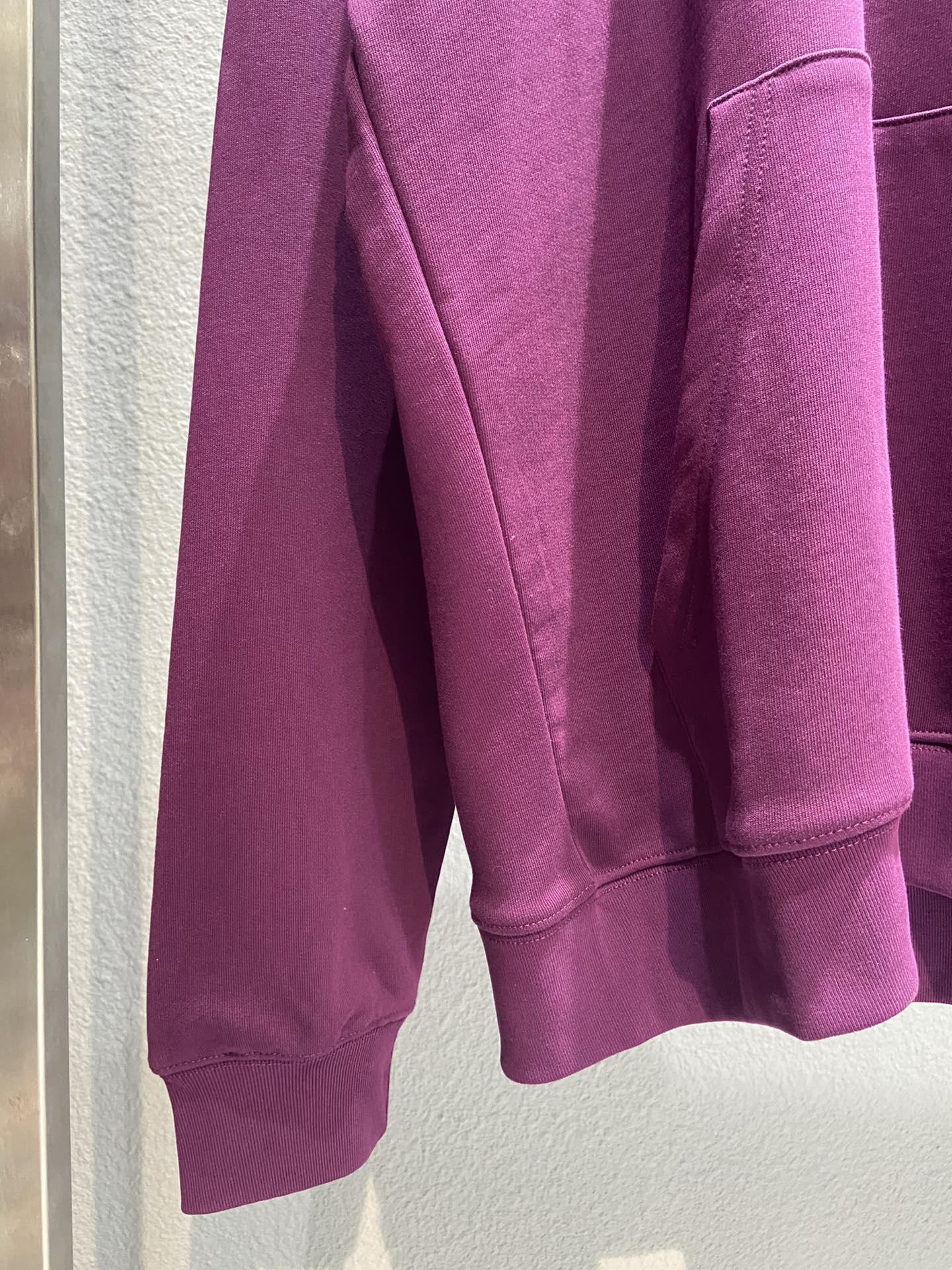 Balenciaga Hoodie Logo Medium Fit in Purple