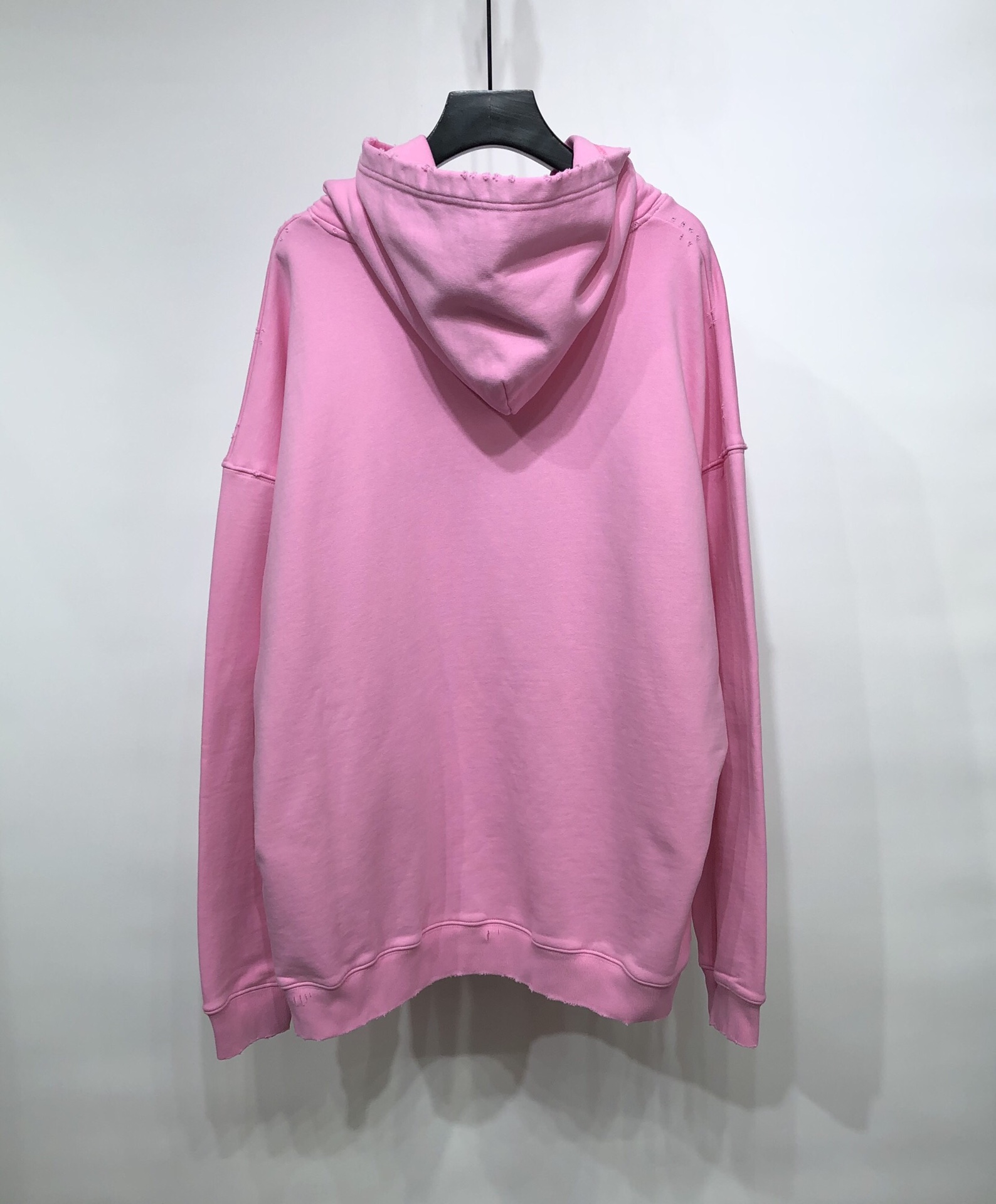 Balenciaga Hoodie Logo Medium Fit in Pink