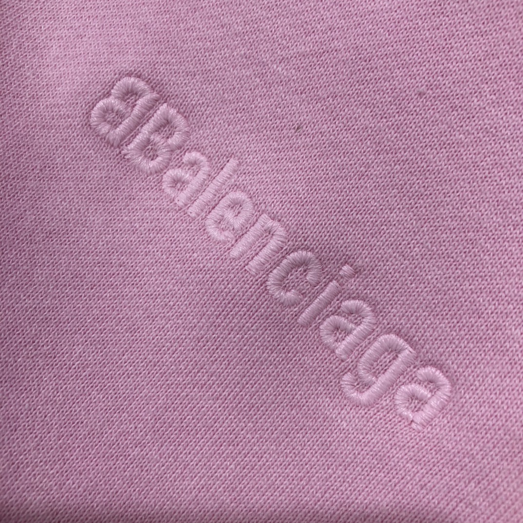 Balenciaga Hoodie Logo Medium Fit in Pink