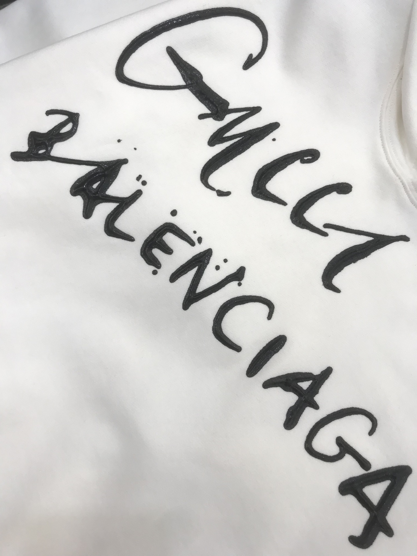 Balenciaga Hoodie Logo Medium Fit