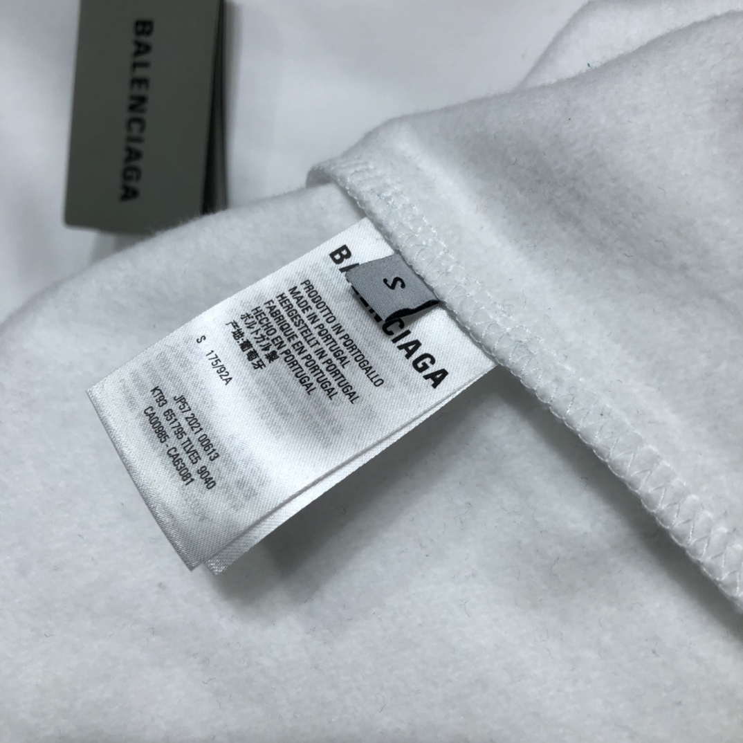 Balenciaga Hoodie Lgbtq Boxy in White