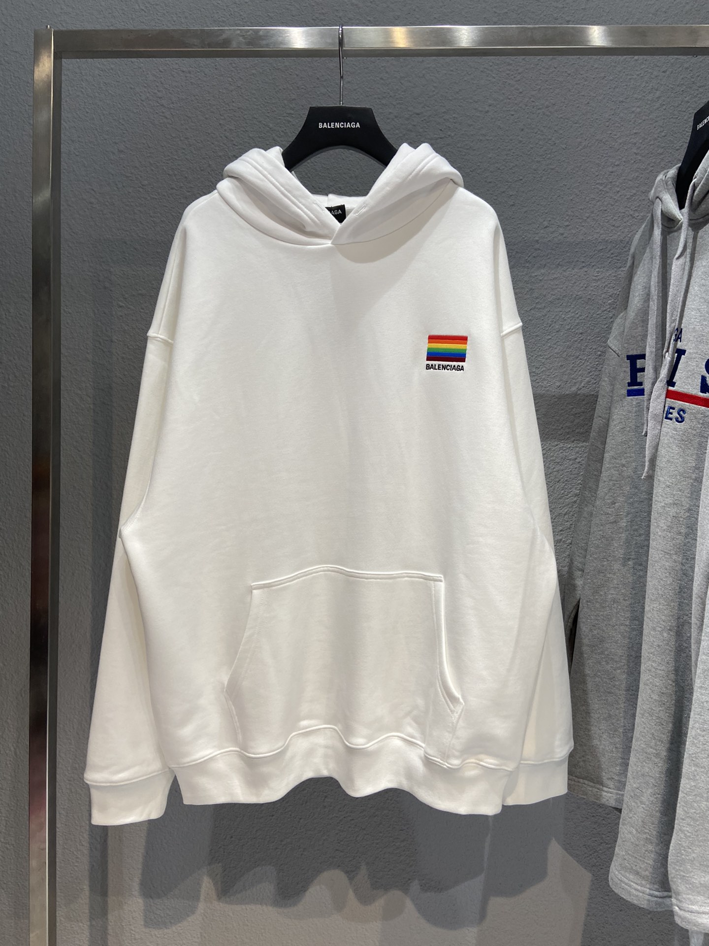 Balenciaga Hoodie Lgbtq Boxy in White