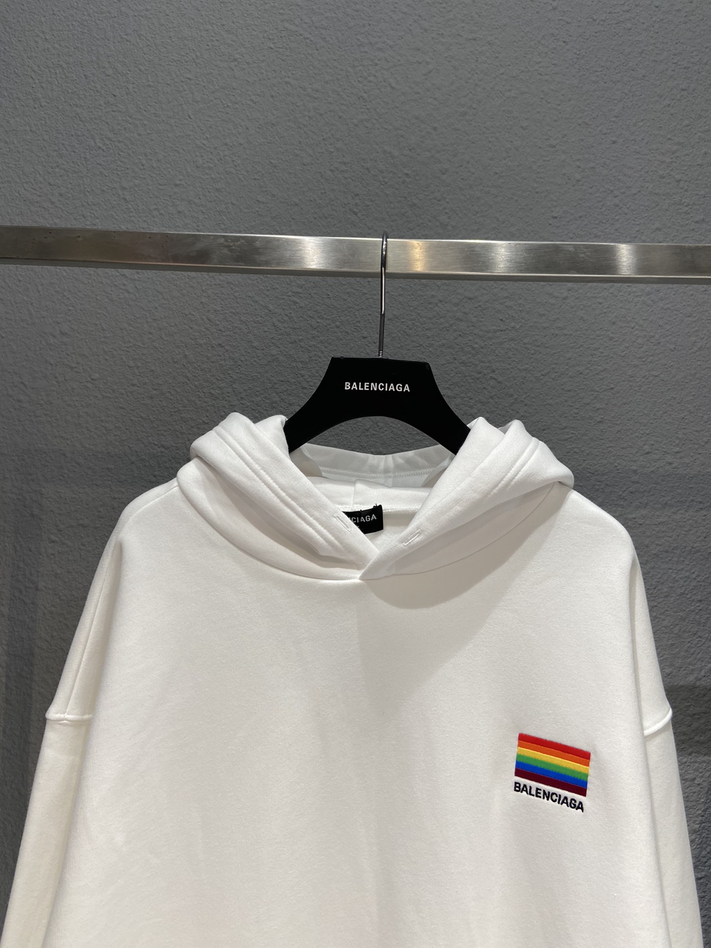 Balenciaga Hoodie Lgbtq Boxy in White